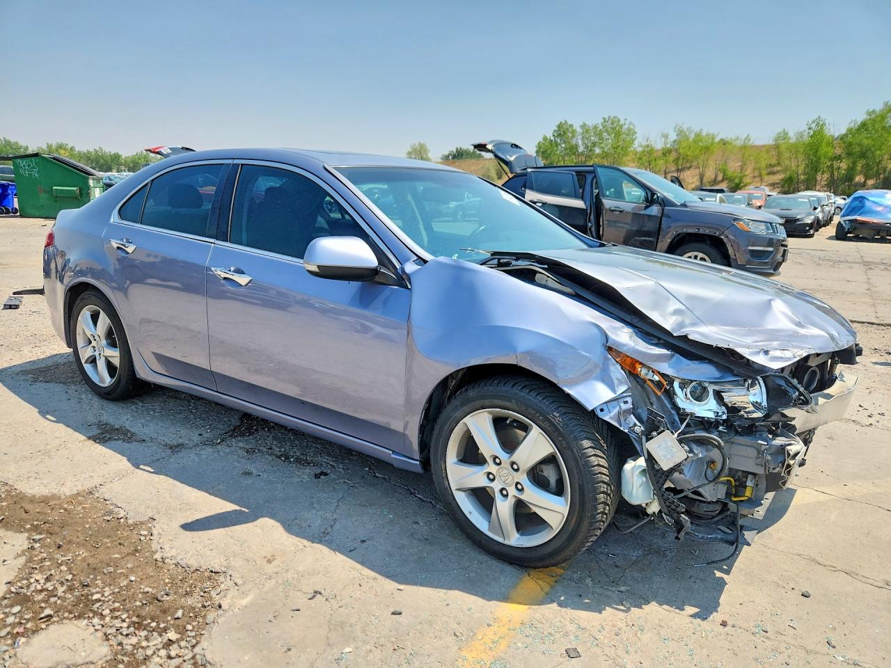 2012 Acura Tsx Gray vin: JH4CU2F41CC019360