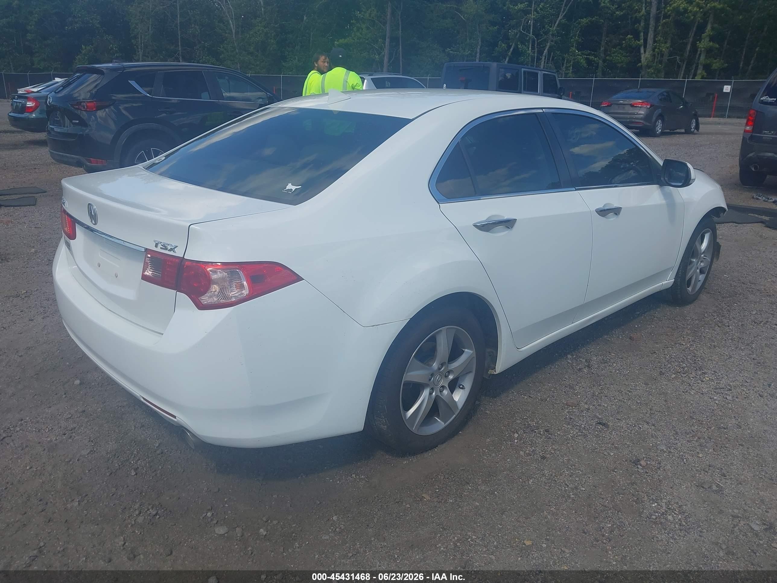 2012 Acura Tsx 2.4 Белый vin: JH4CU2F41CC022744