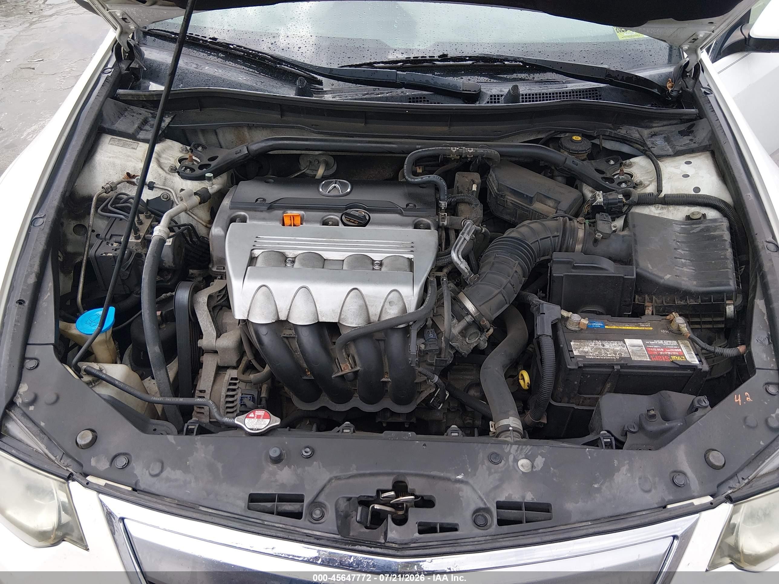 2012 Acura Tsx 2.4 White vin: JH4CU2F41CC023134