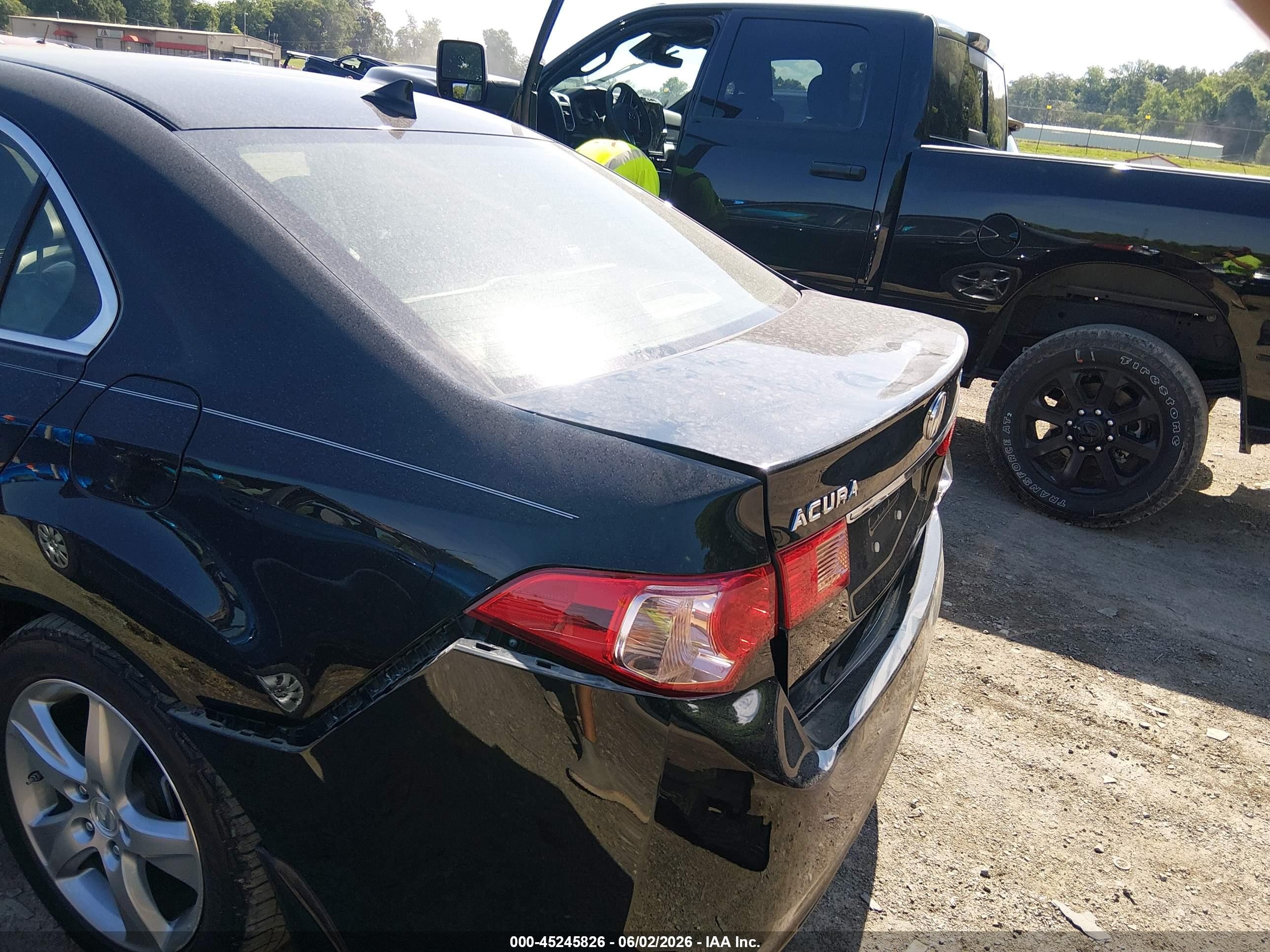 2012 Acura Tsx 2.4 Black vin: JH4CU2F41CC023554