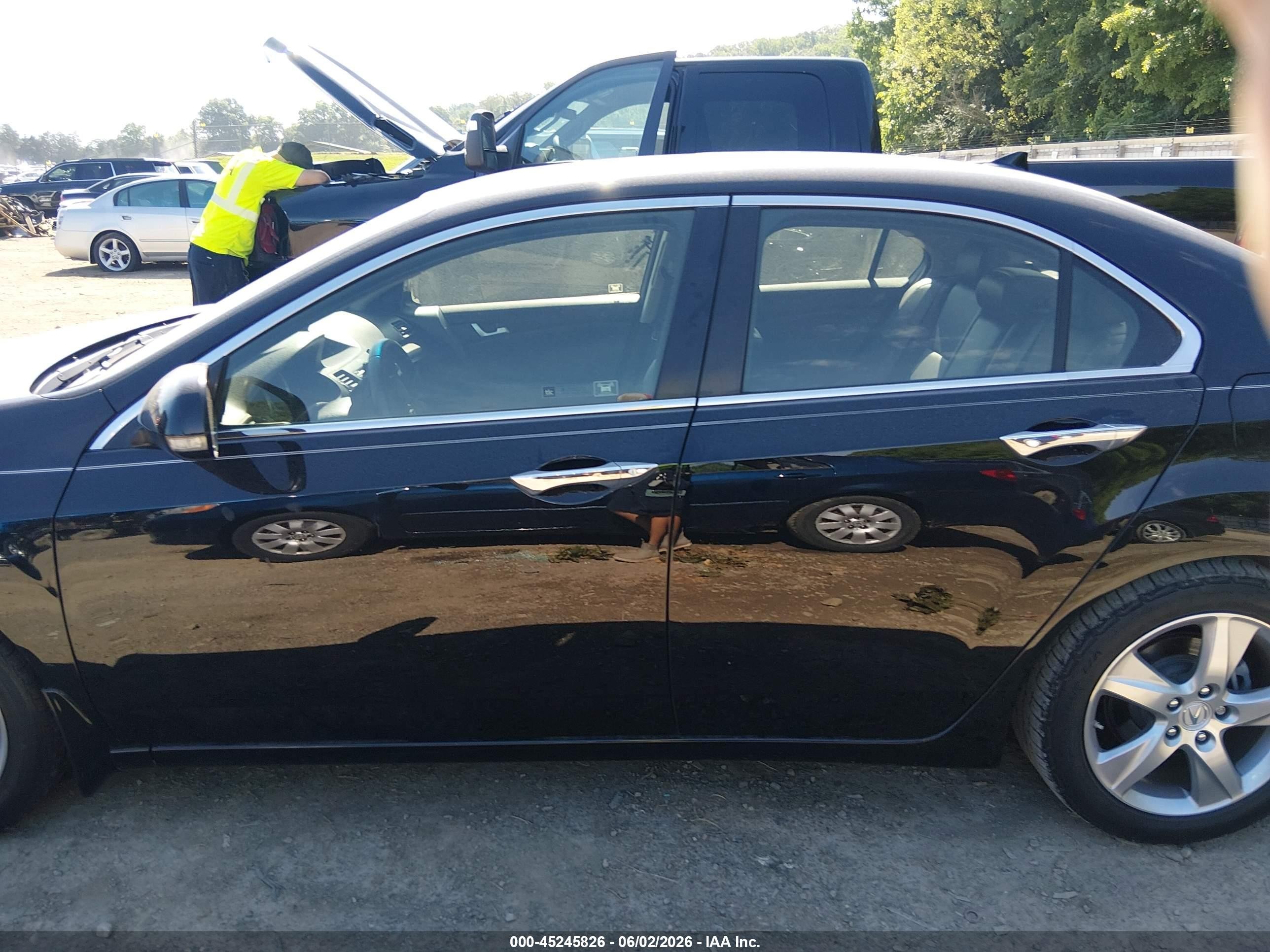 2012 Acura Tsx 2.4 Black vin: JH4CU2F41CC023554