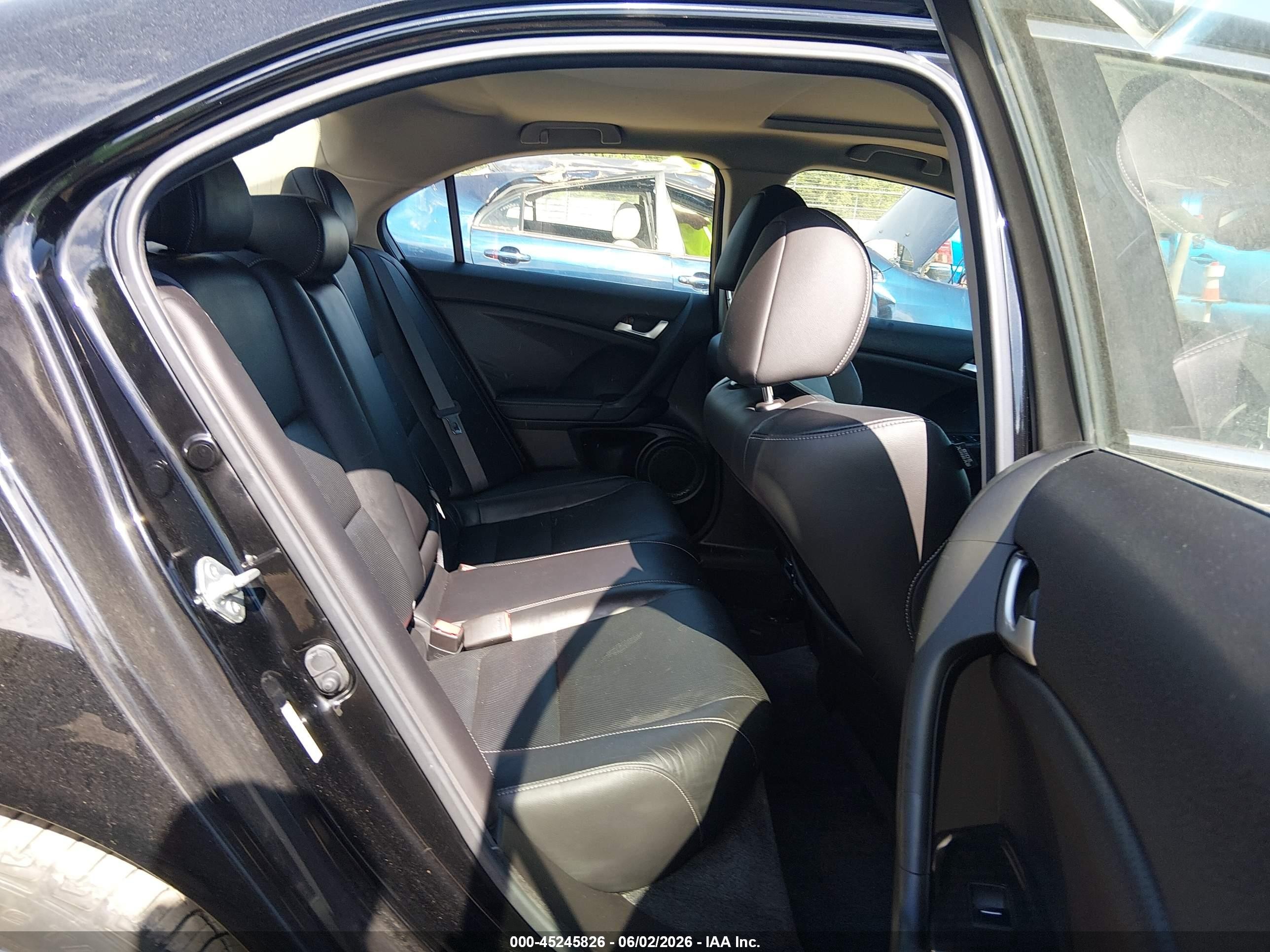 2012 Acura Tsx 2.4 Black vin: JH4CU2F41CC023554
