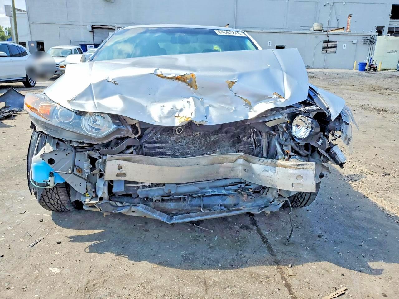 2012 Acura Tsx Silver vin: JH4CU2F41CC030942