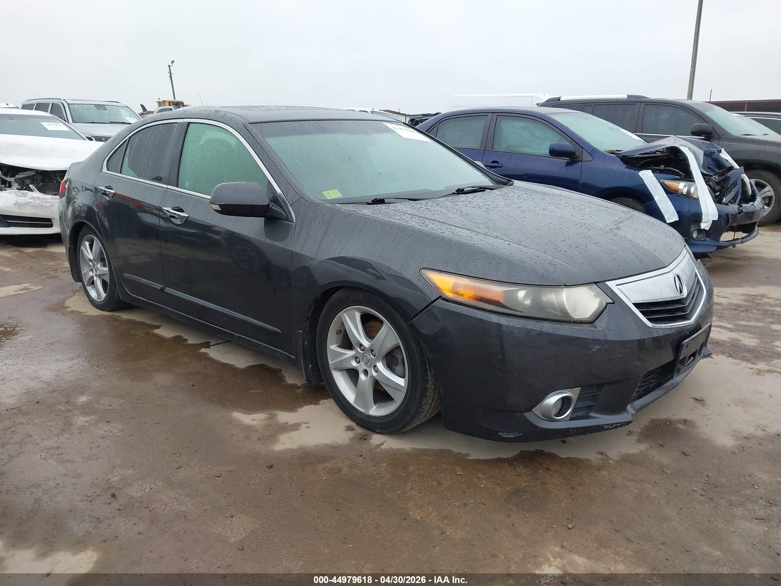 2012 Acura Tsx 2.4 Black vin: JH4CU2F42CC001174