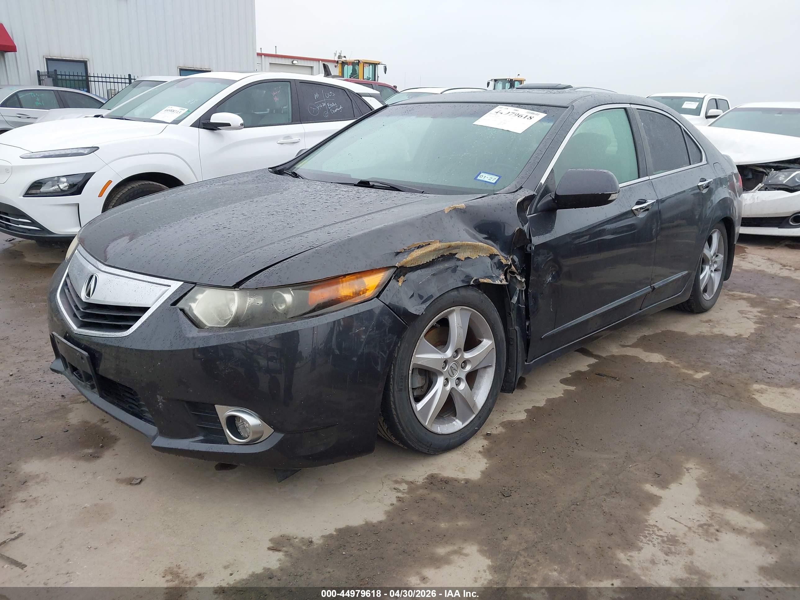 2012 Acura Tsx 2.4 Black vin: JH4CU2F42CC001174