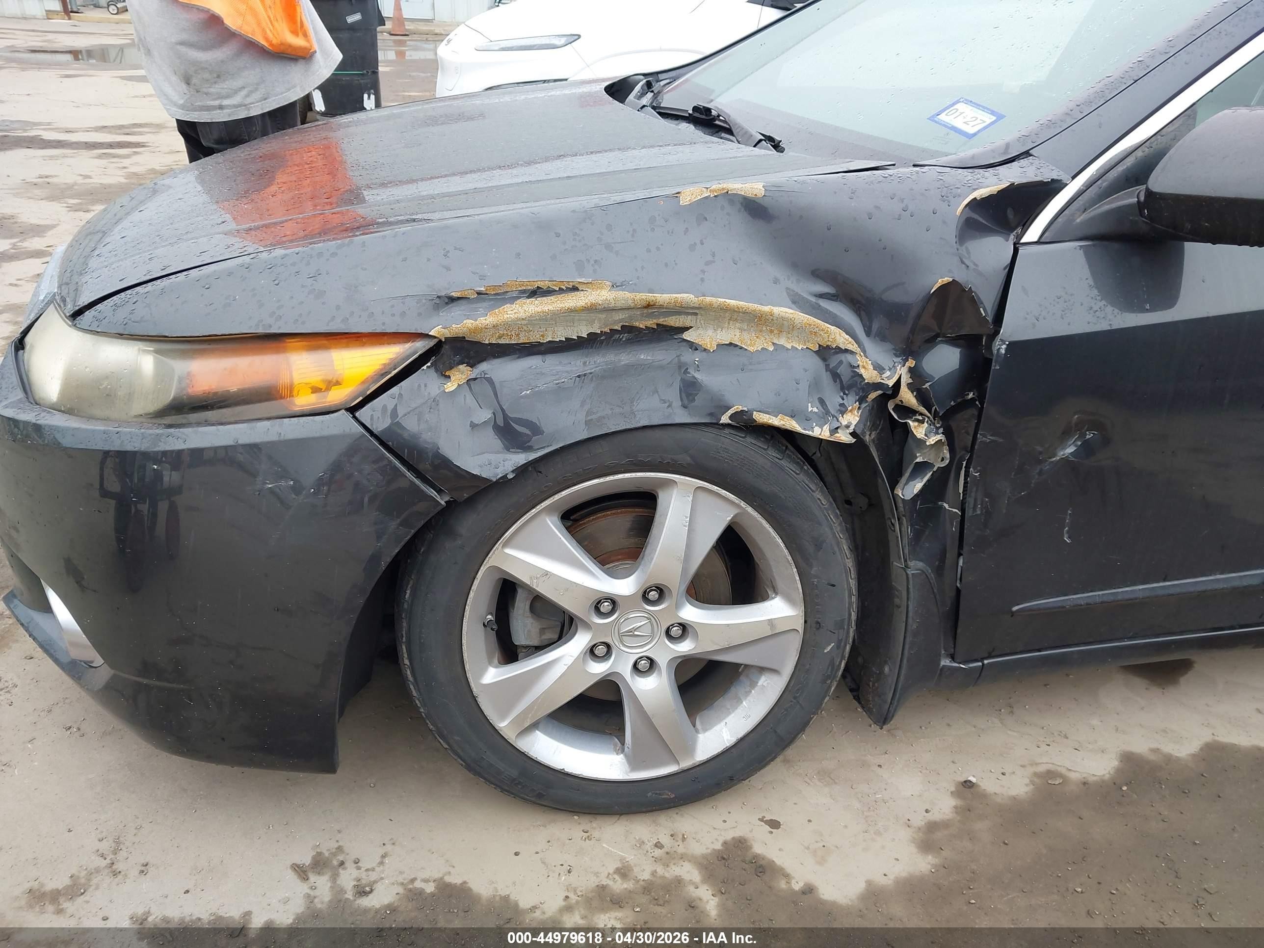 2012 Acura Tsx 2.4 Black vin: JH4CU2F42CC001174