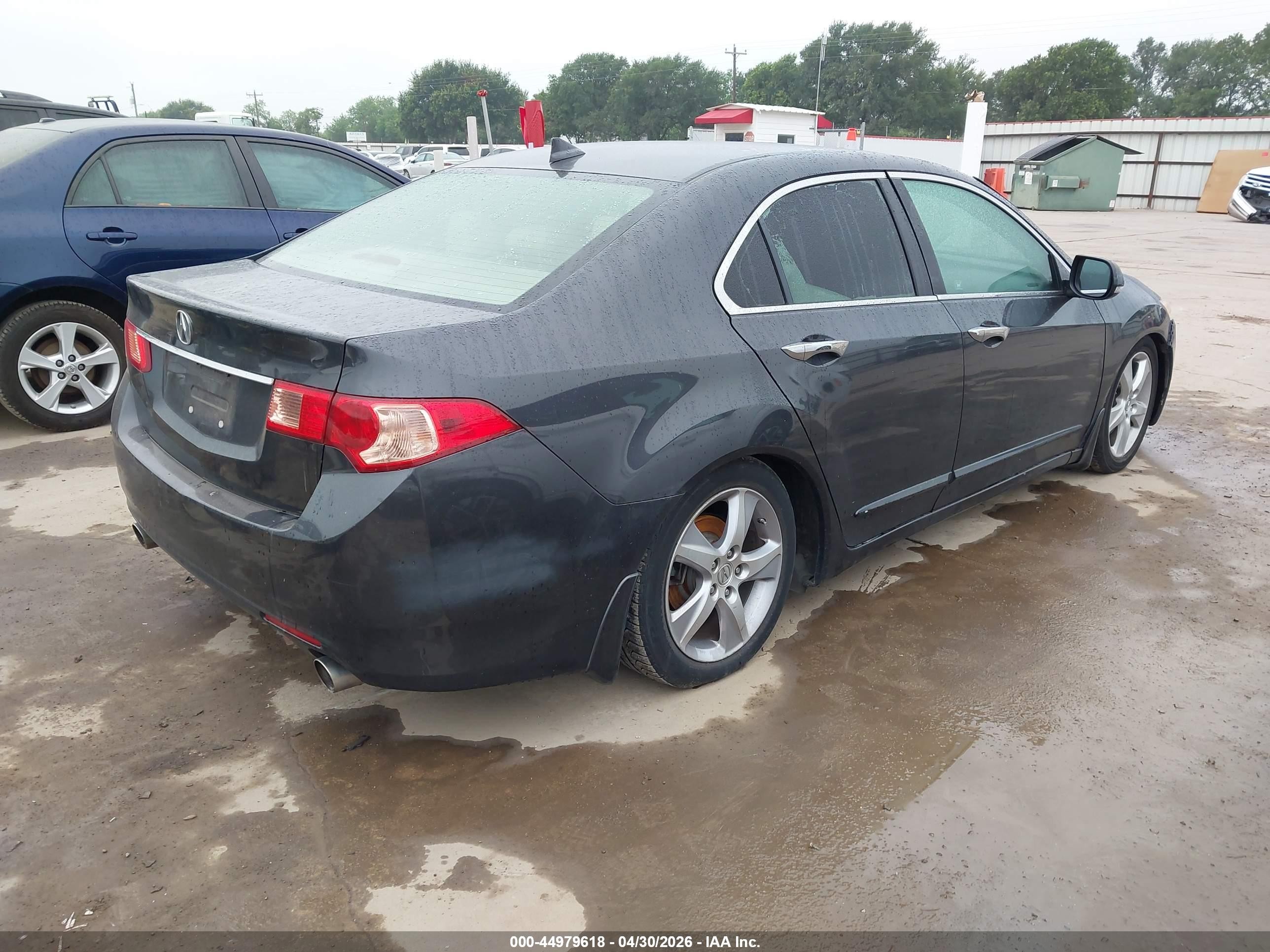 2012 Acura Tsx 2.4 Black vin: JH4CU2F42CC001174