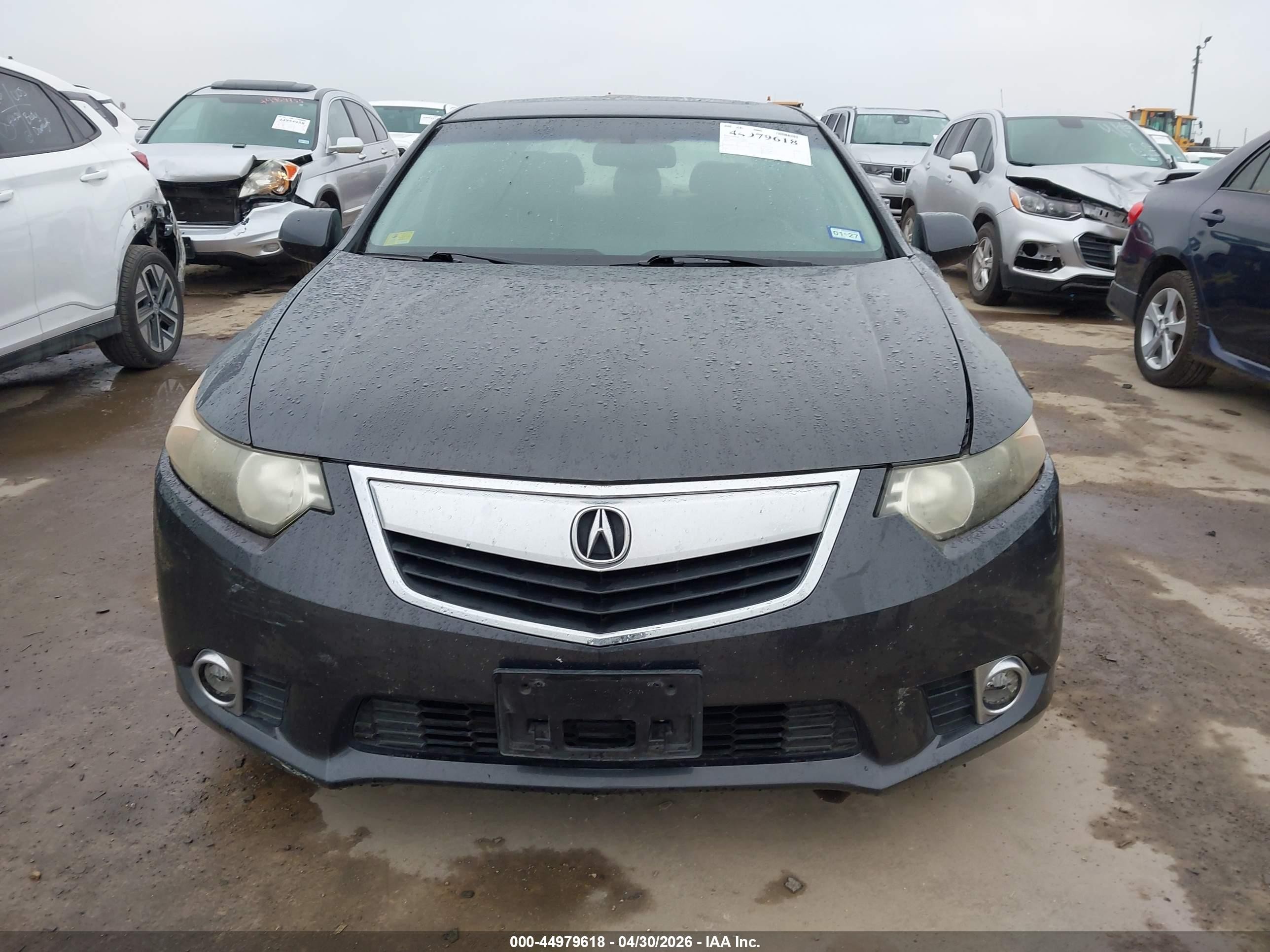 2012 Acura Tsx 2.4 Black vin: JH4CU2F42CC001174