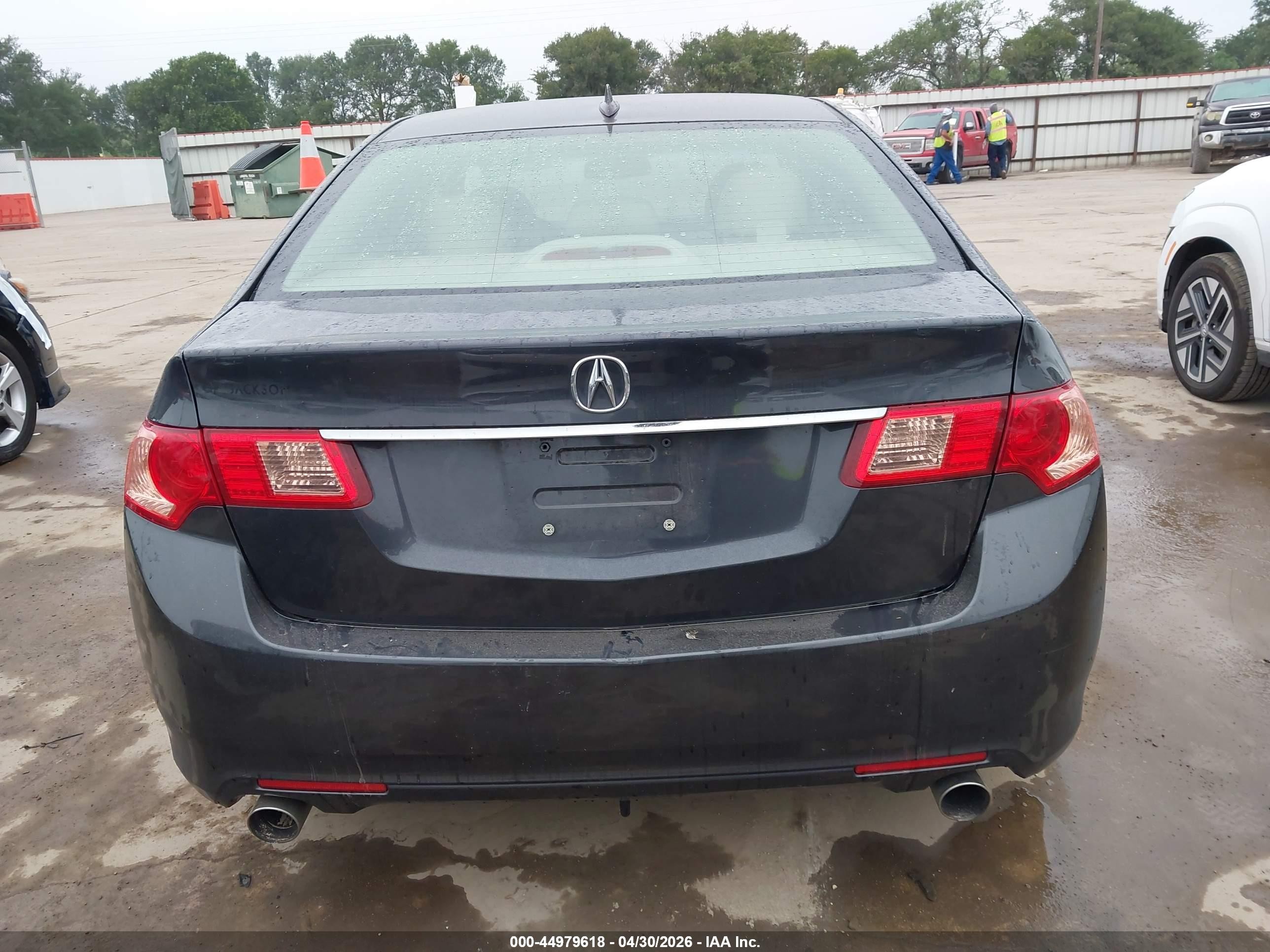 2012 Acura Tsx 2.4 Black vin: JH4CU2F42CC001174