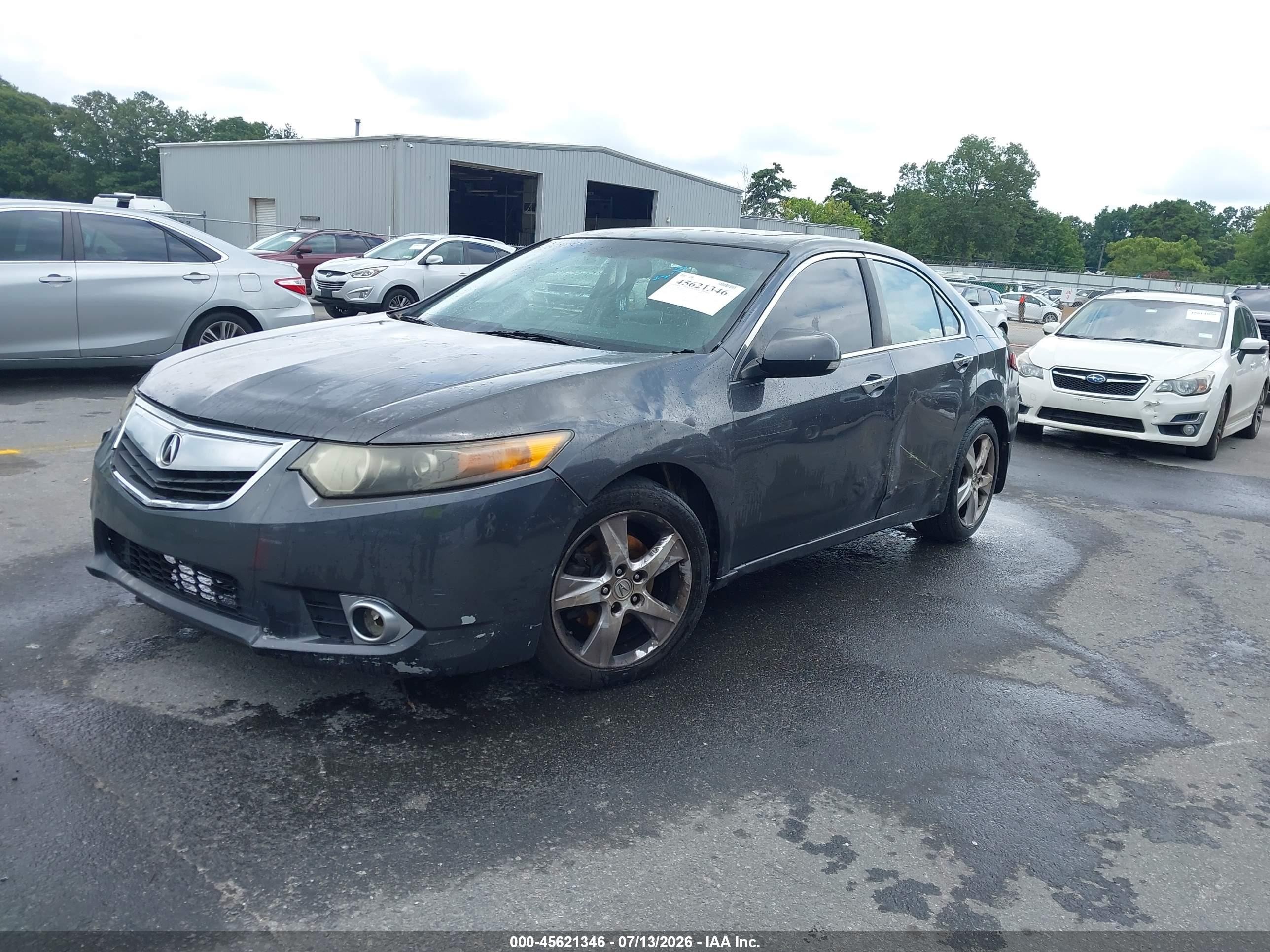 2012 Acura Tsx 2.4 Gray vin: JH4CU2F42CC004821