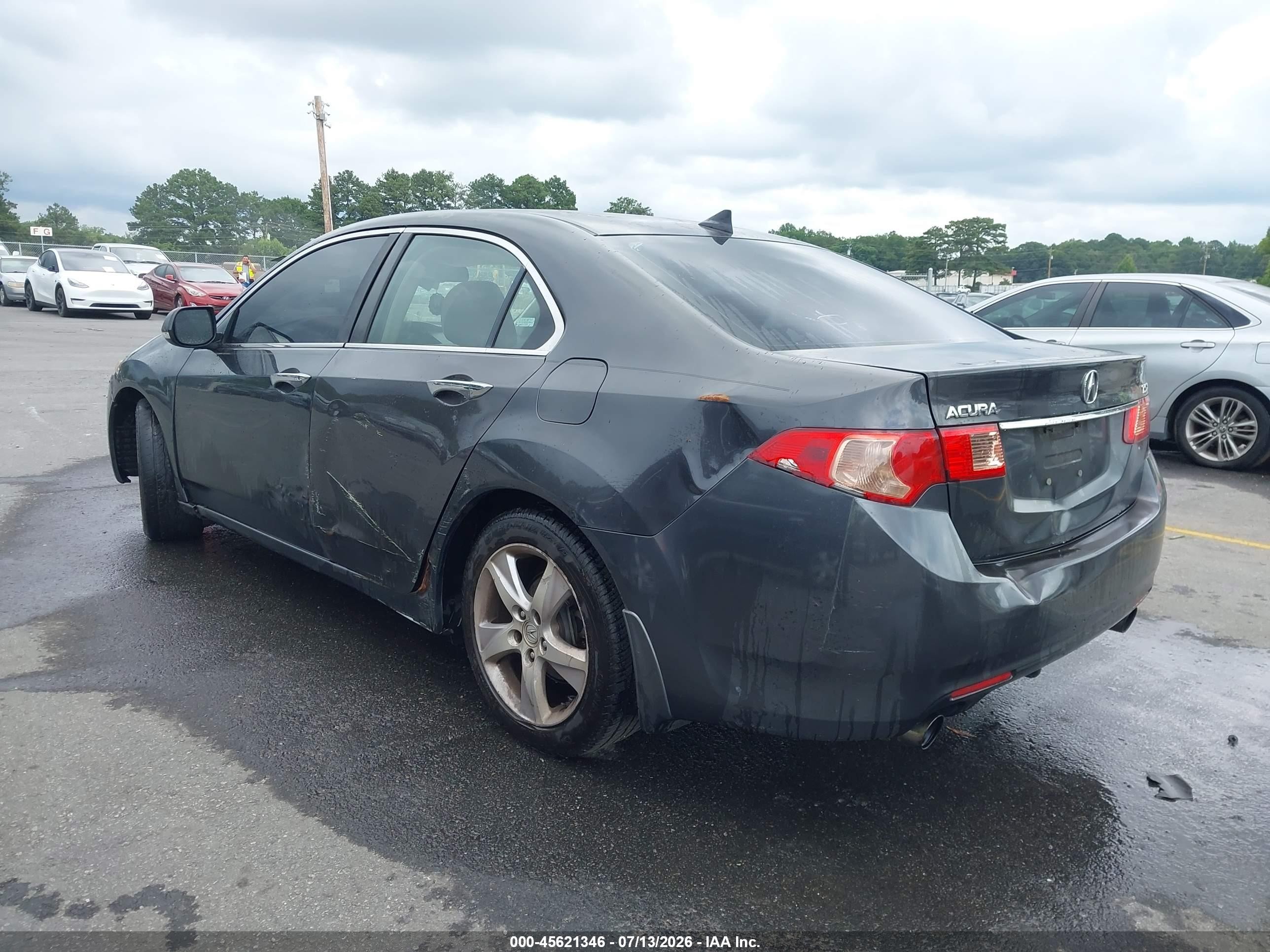 2012 Acura Tsx 2.4 Gray vin: JH4CU2F42CC004821