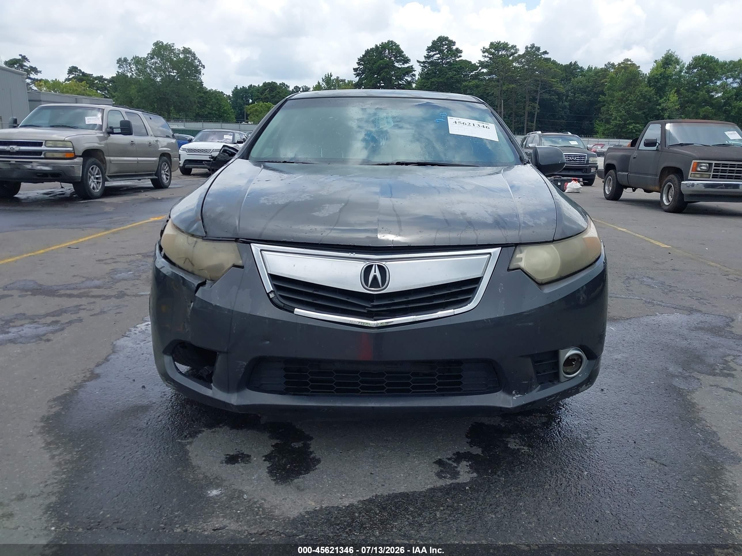2012 Acura Tsx 2.4 Gray vin: JH4CU2F42CC004821
