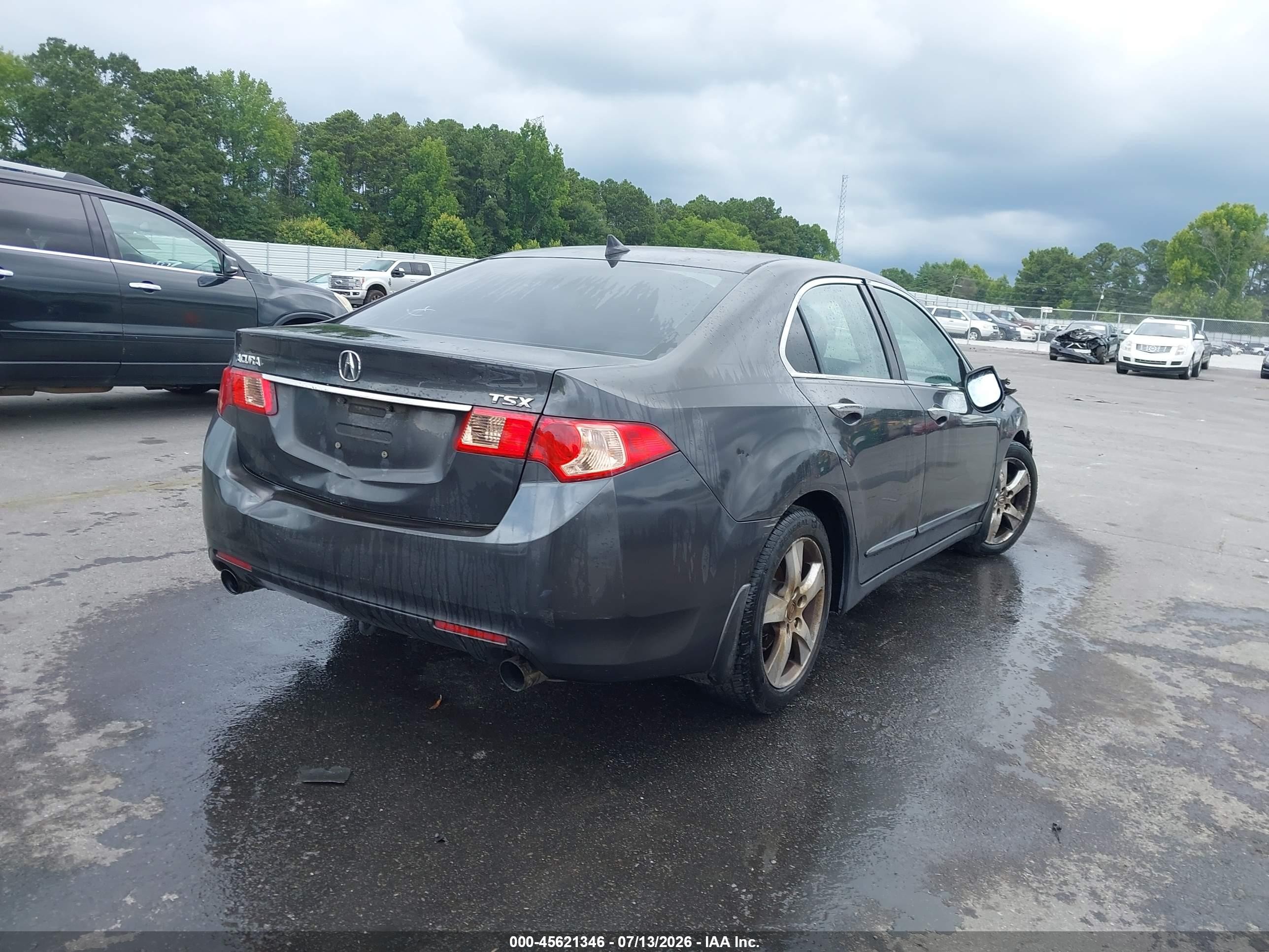 2012 Acura Tsx 2.4 Gray vin: JH4CU2F42CC004821