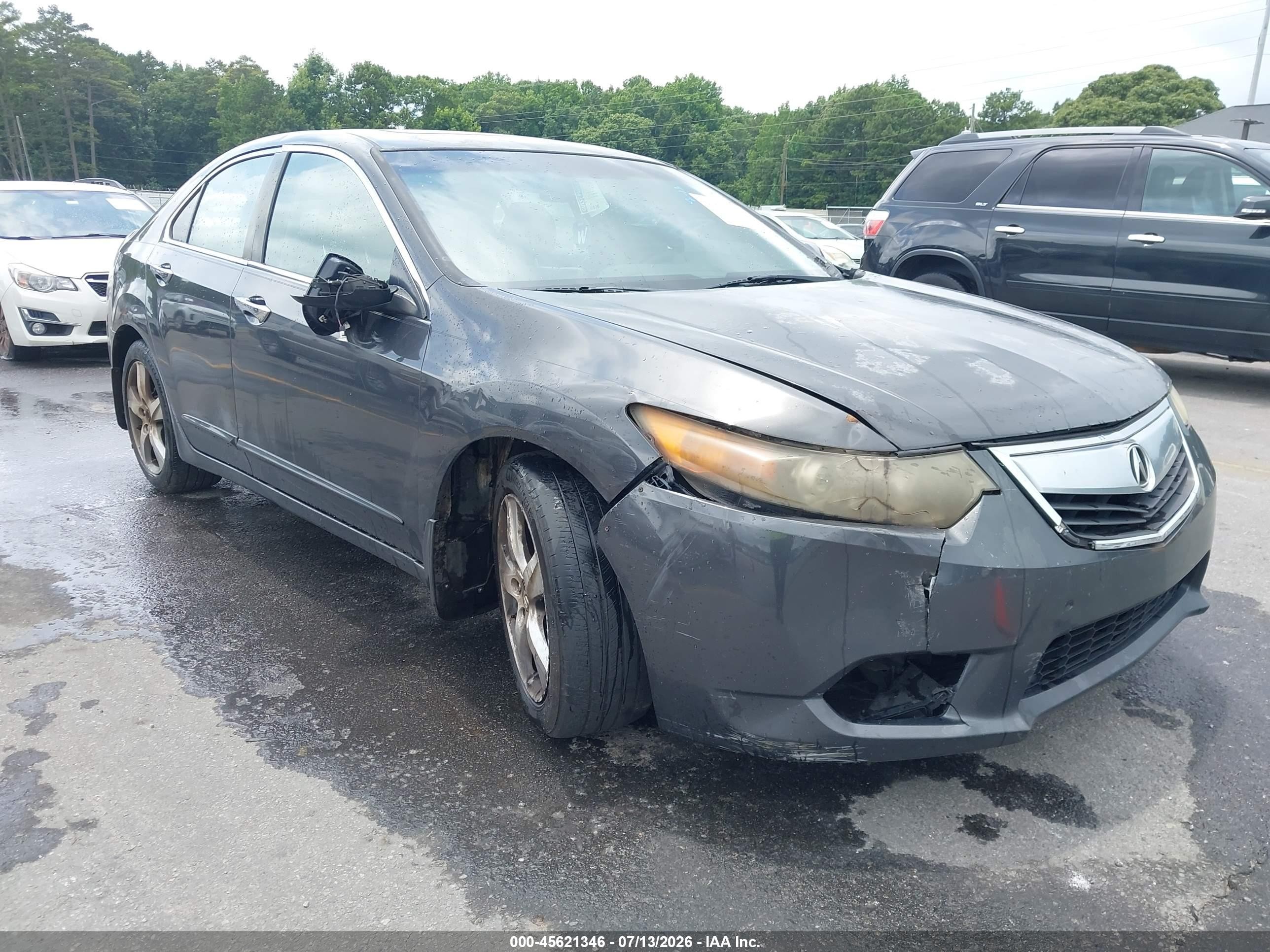 2012 Acura Tsx 2.4 Gray vin: JH4CU2F42CC004821