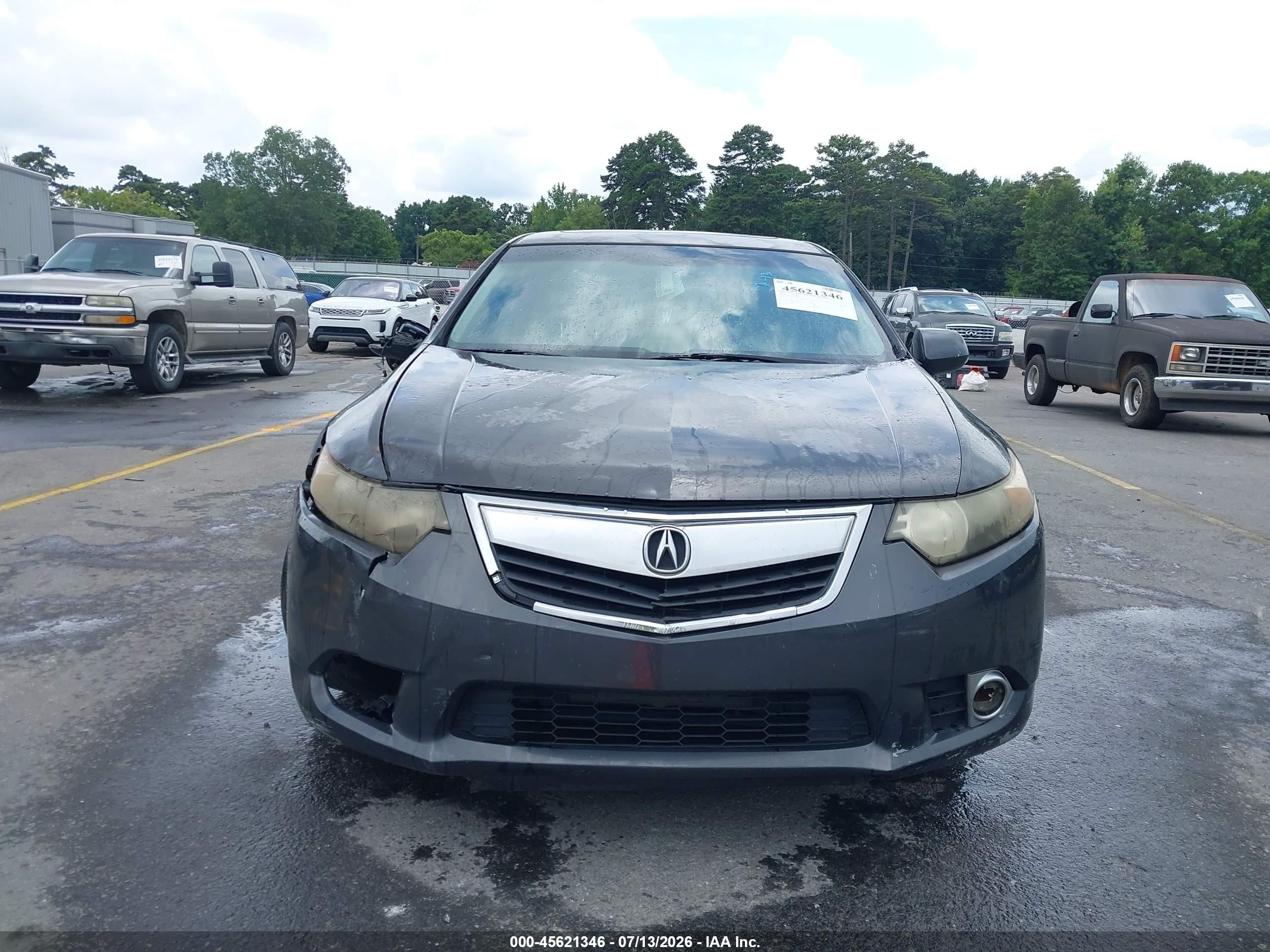 2012 Acura Tsx 2.4 Gray vin: JH4CU2F42CC004821