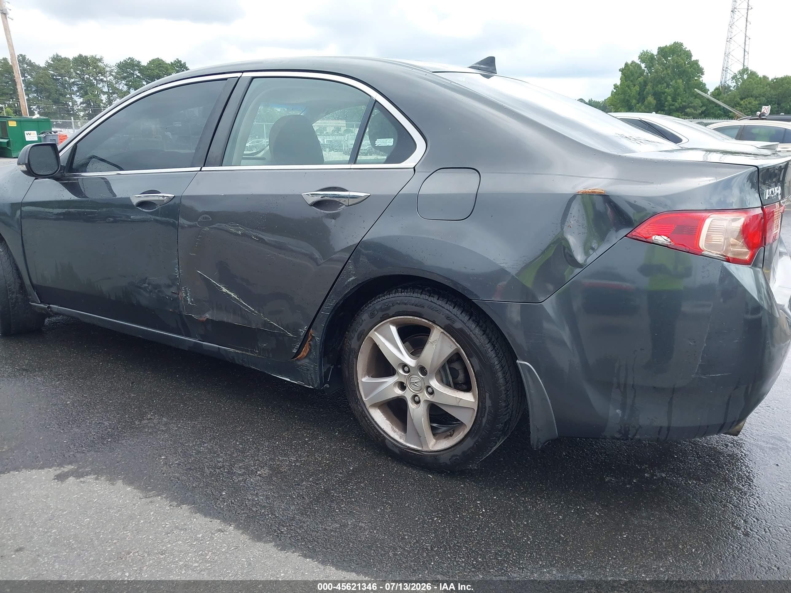 2012 Acura Tsx 2.4 Gray vin: JH4CU2F42CC004821