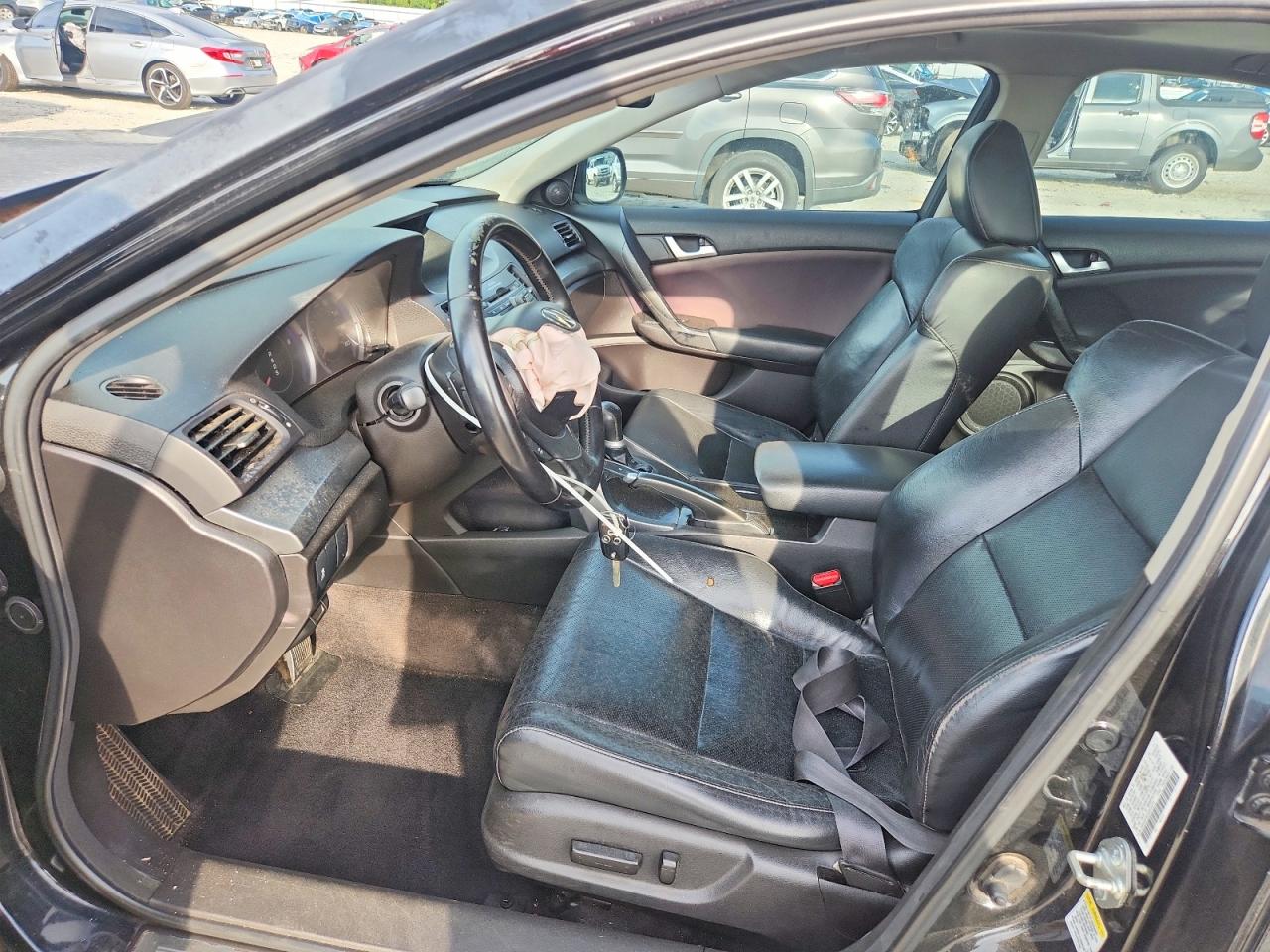2012 Acura Tsx Black vin: JH4CU2F42CC010375