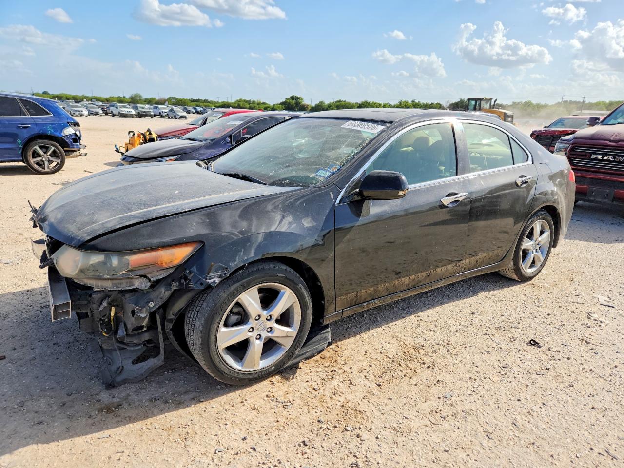 2012 Acura Tsx Black vin: JH4CU2F42CC026656