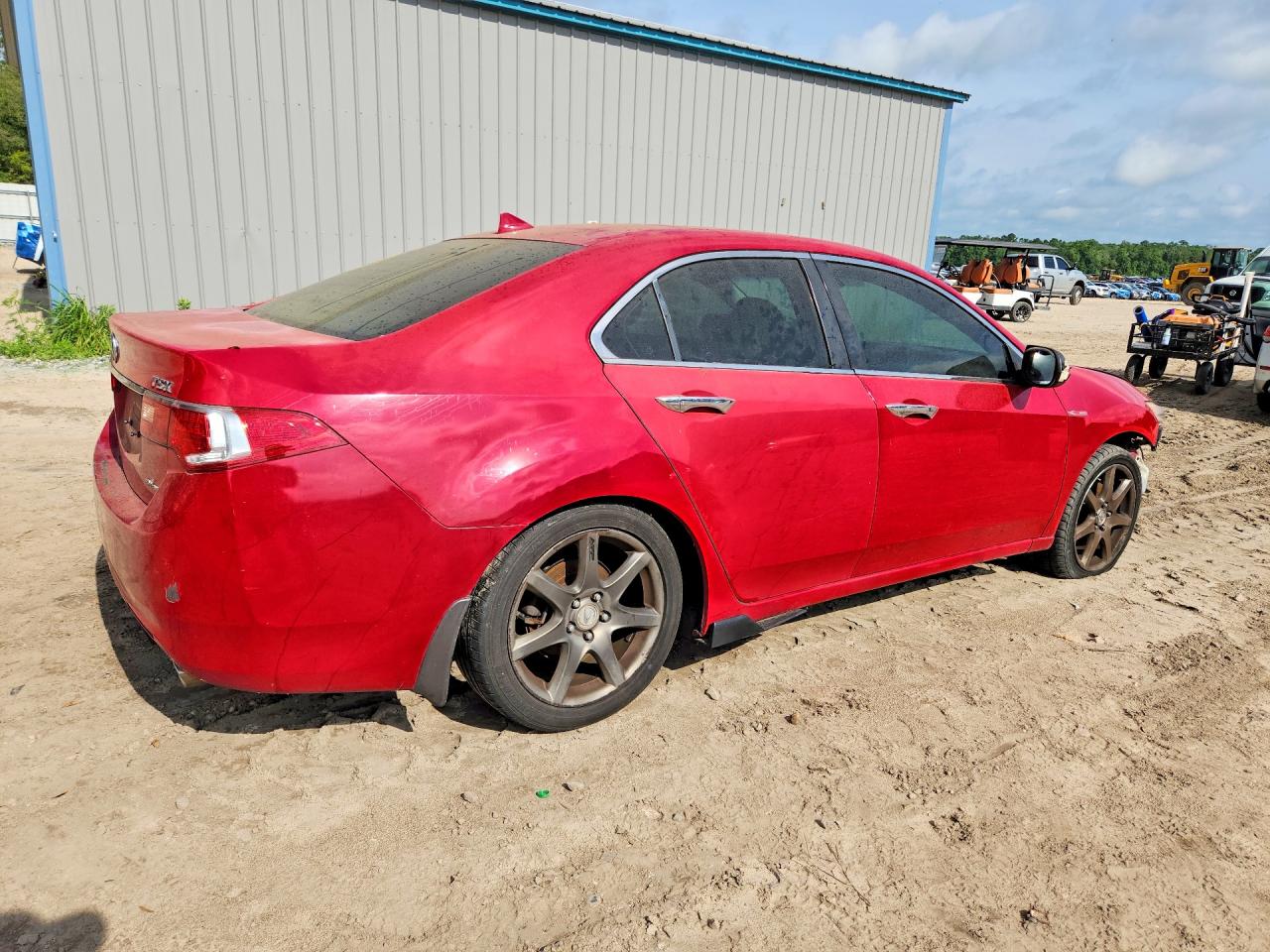 2013 Acura Tsx Red vin: JH4CU2F42DC003542