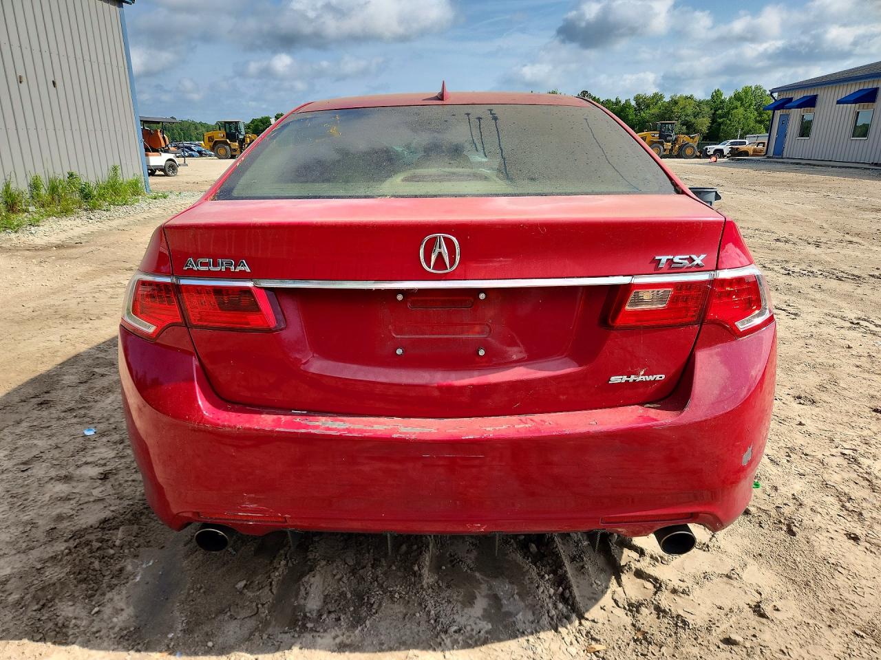 2013 Acura Tsx Red vin: JH4CU2F42DC003542