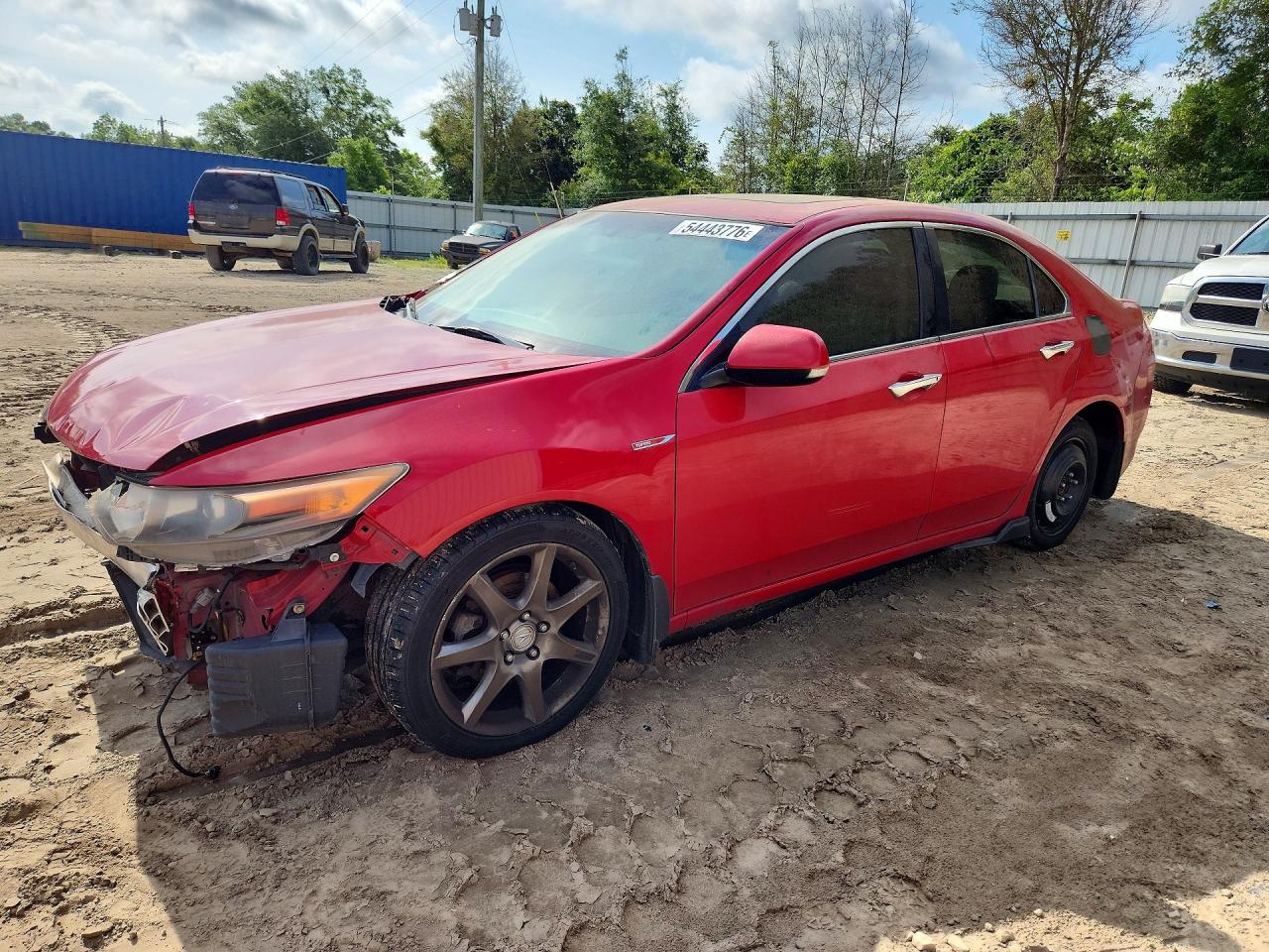 2013 Acura Tsx Red vin: JH4CU2F42DC003542