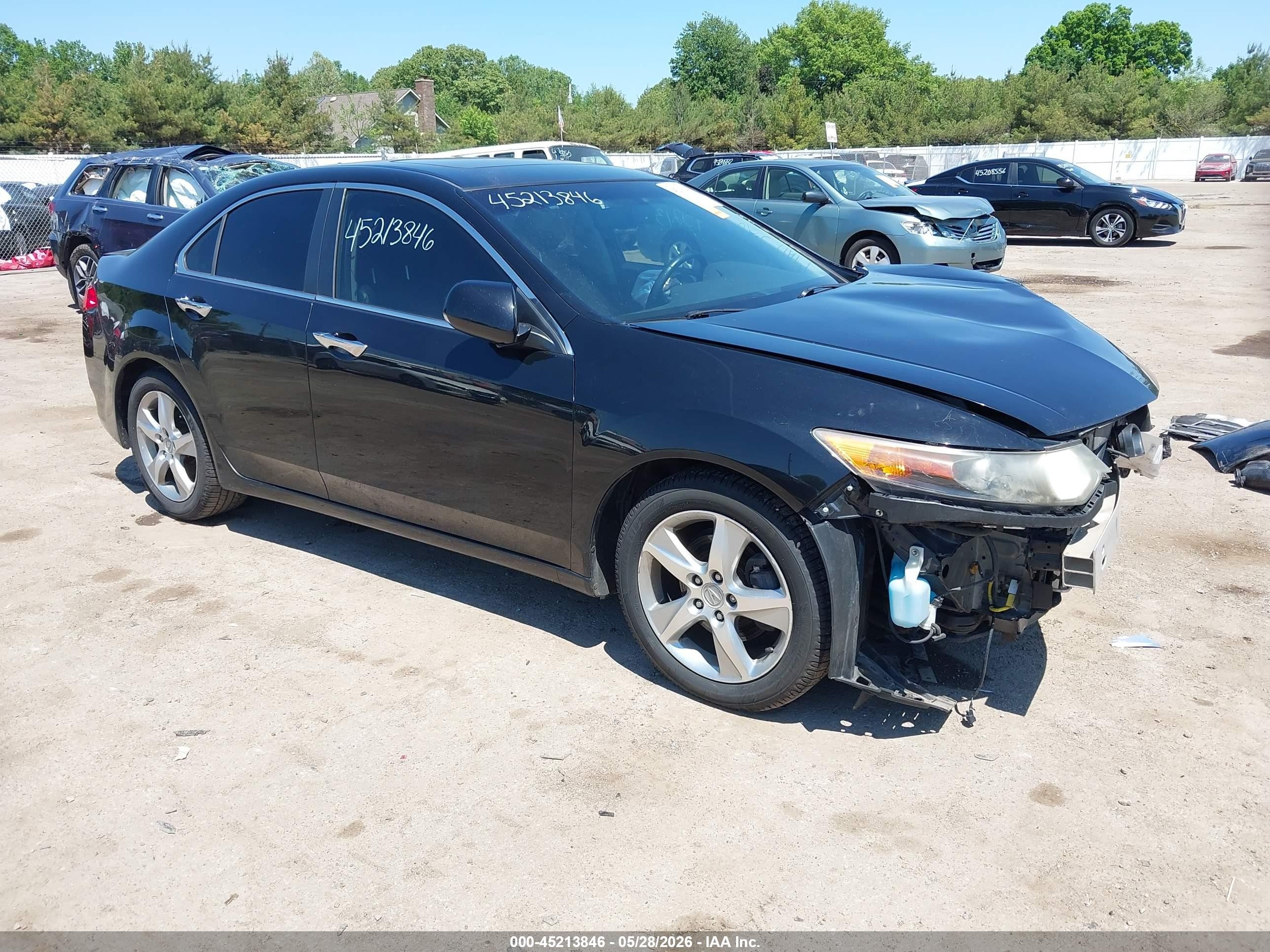 2013 Acura Tsx 2.4 Черный vin: JH4CU2F42DC004545