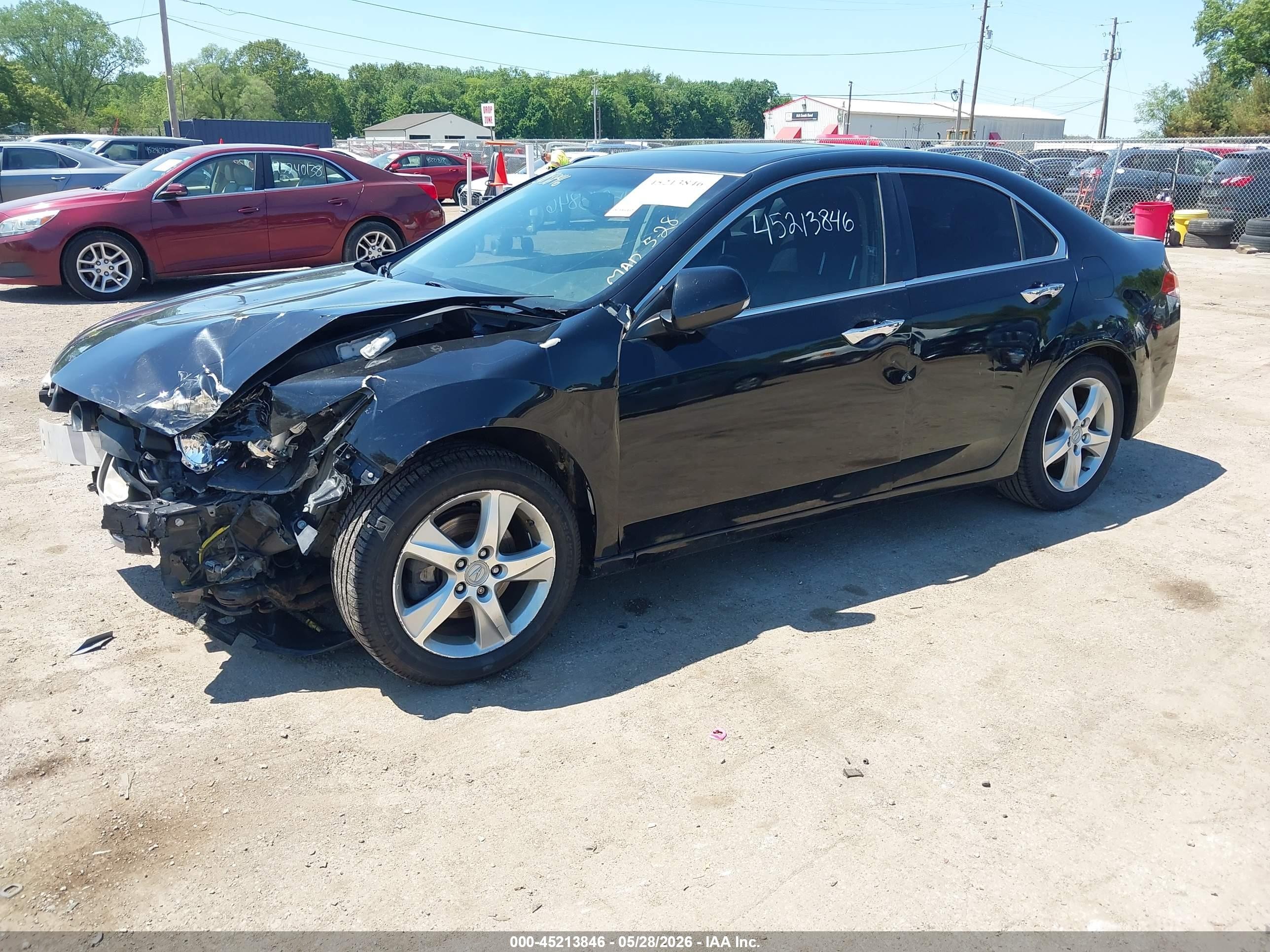 2013 Acura Tsx 2.4 Black vin: JH4CU2F42DC004545