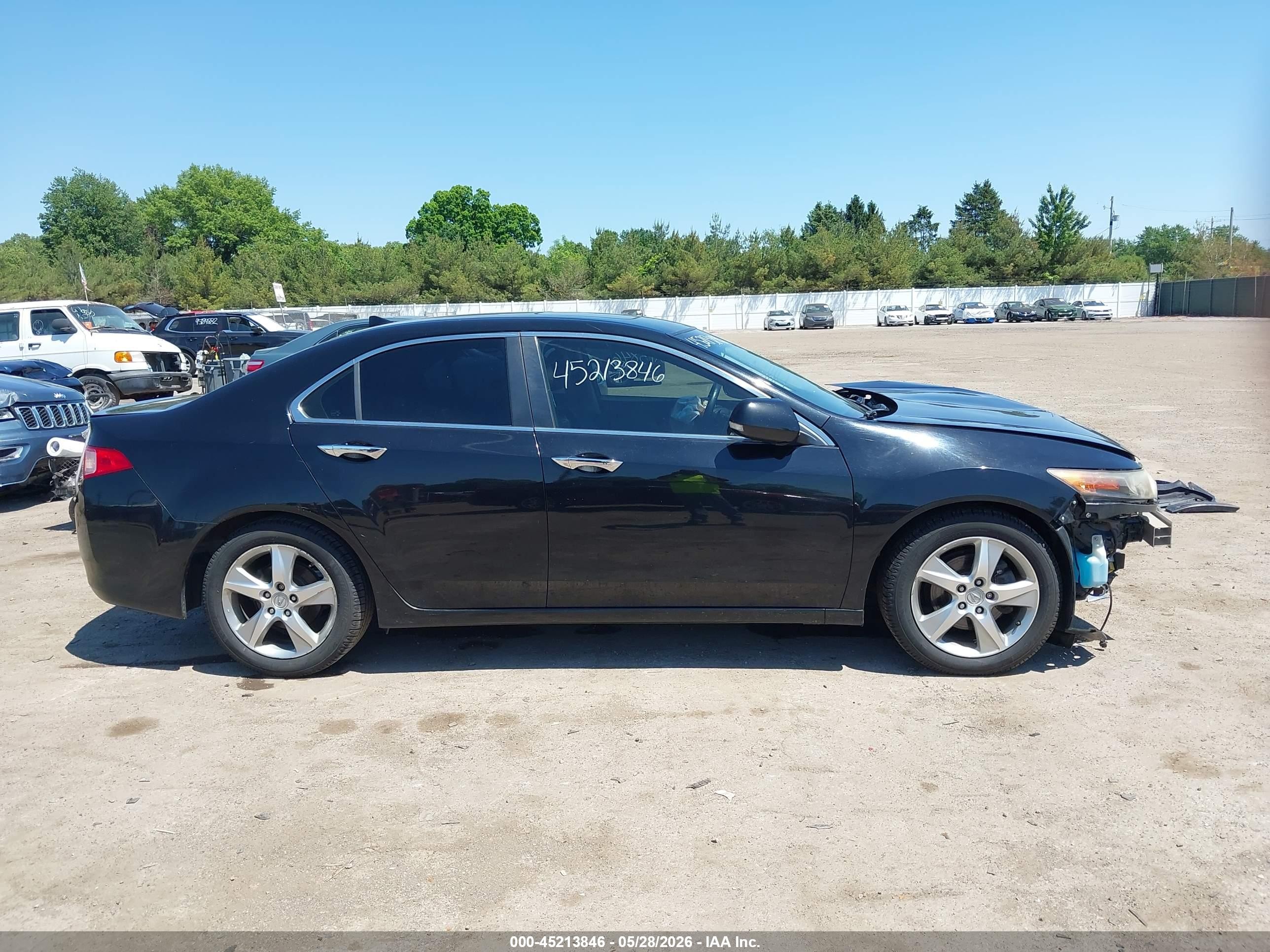 2013 Acura Tsx 2.4 Black vin: JH4CU2F42DC004545