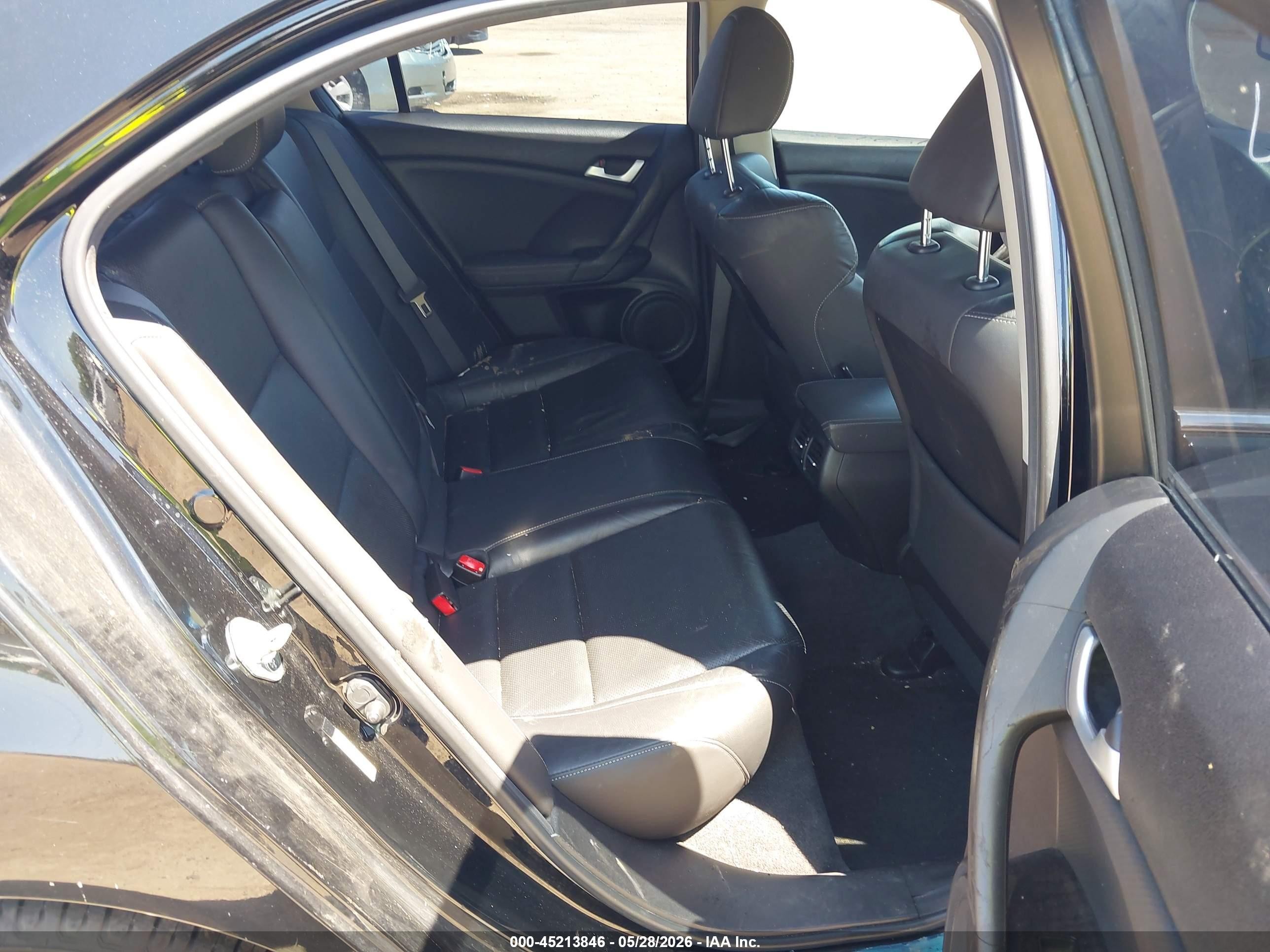 2013 Acura Tsx 2.4 Black vin: JH4CU2F42DC004545