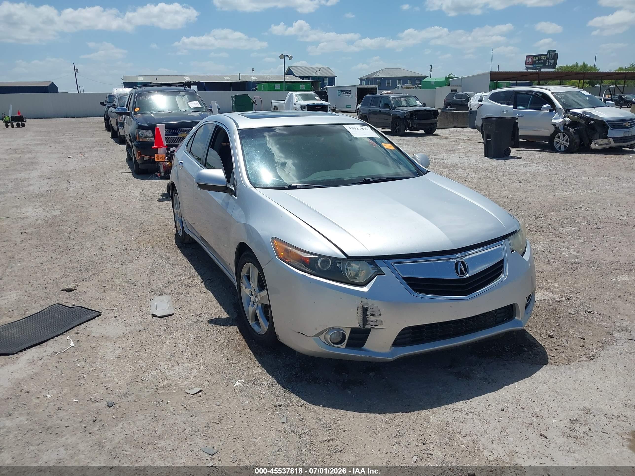 2013 Acura Tsx 2.4 Silver vin: JH4CU2F42DC011320