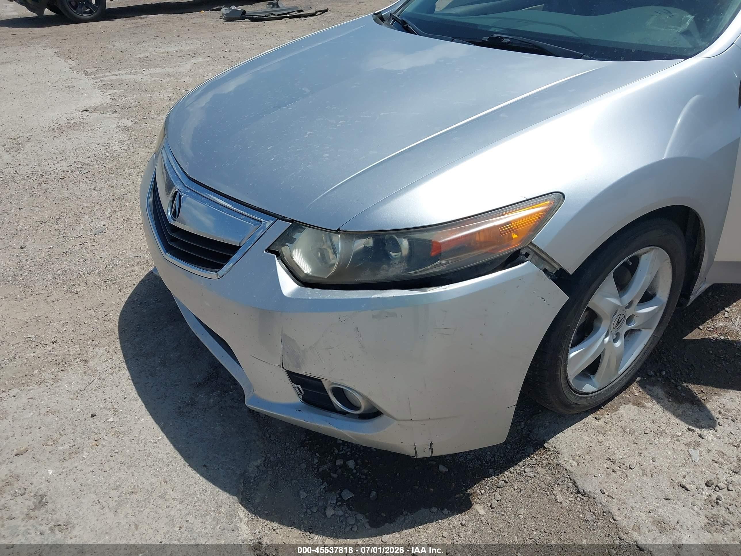 2013 Acura Tsx 2.4 Silver vin: JH4CU2F42DC011320