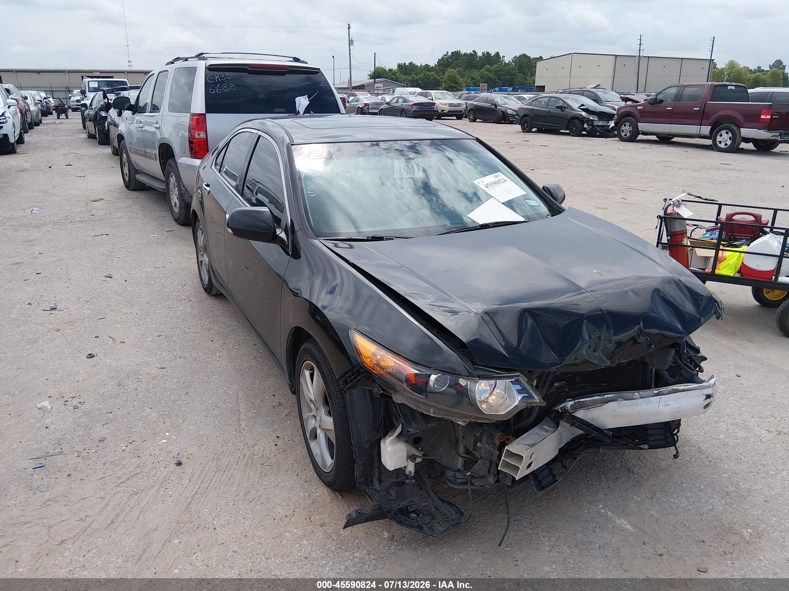2014 Acura Tsx   Black vin: JH4CU2F42EC004904