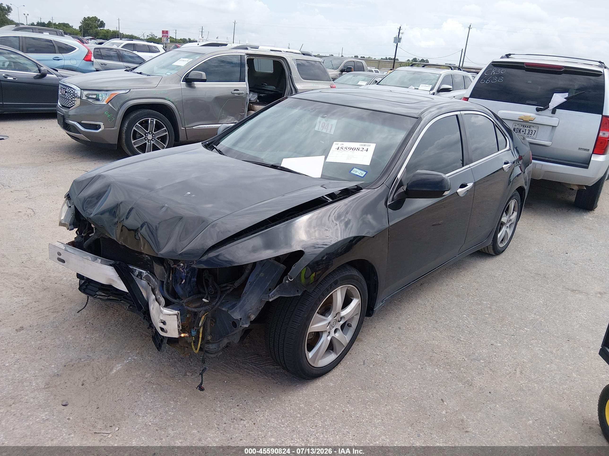 2014 Acura Tsx   Black vin: JH4CU2F42EC004904
