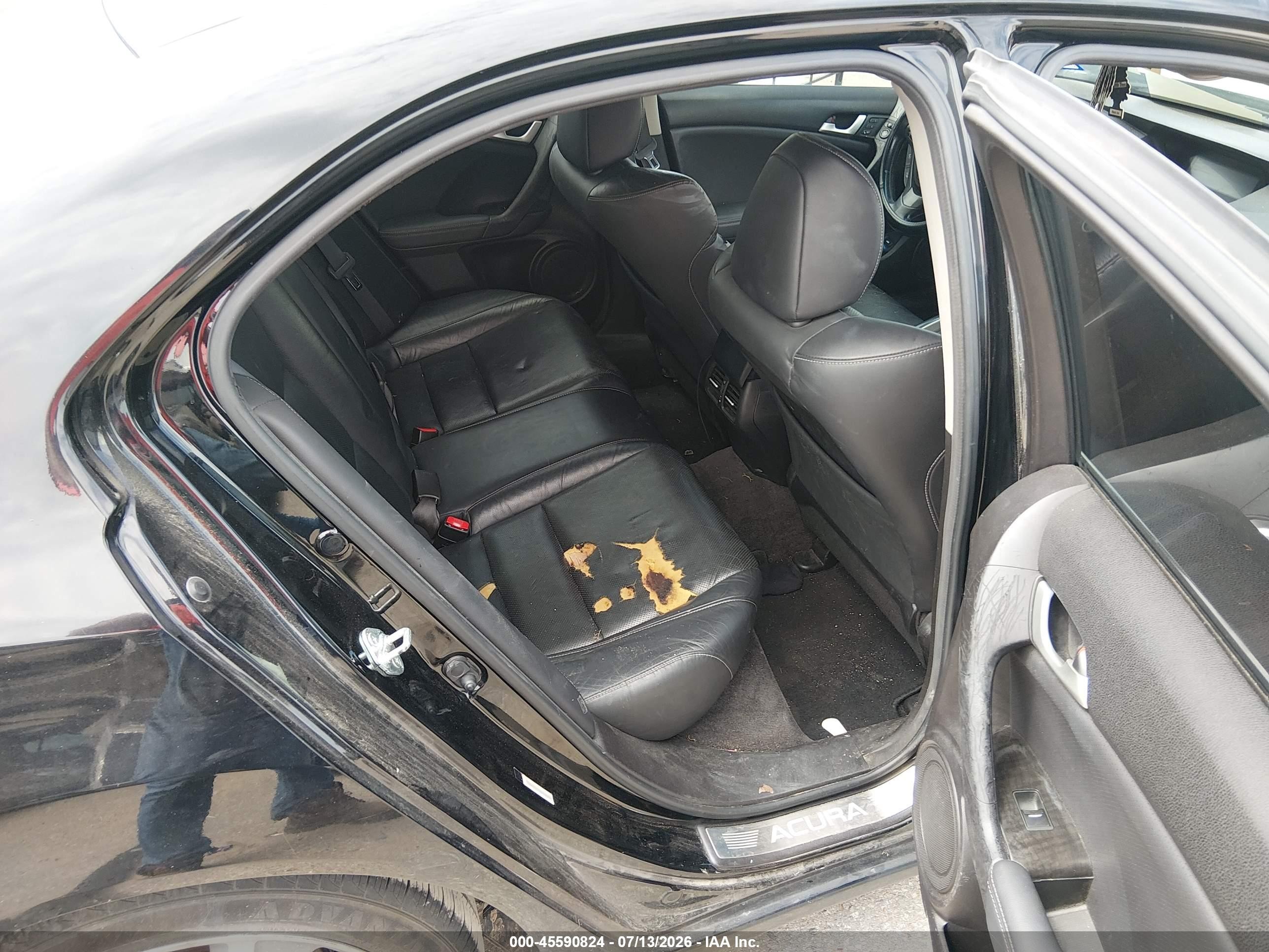 2014 Acura Tsx   Black vin: JH4CU2F42EC004904