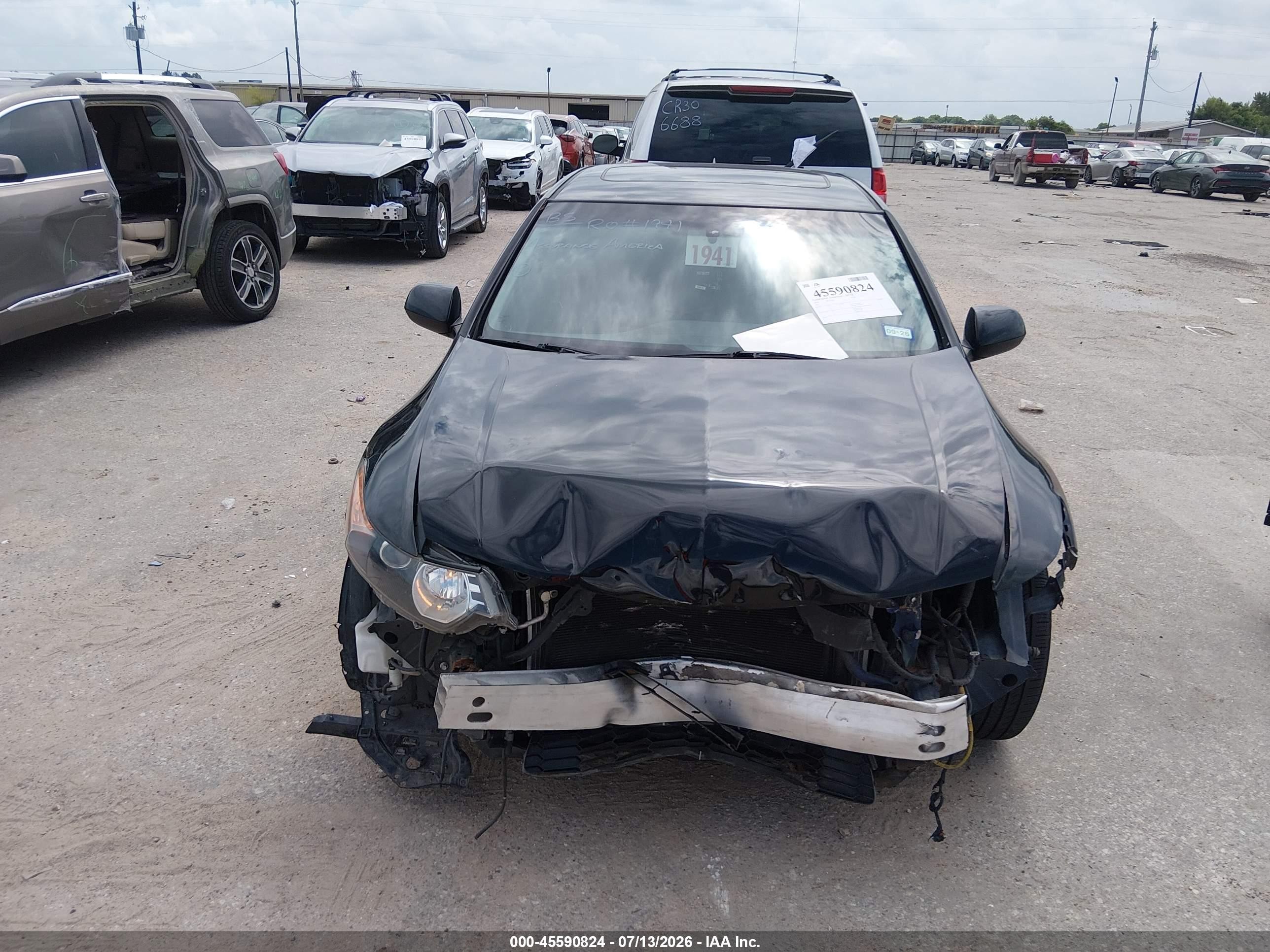2014 Acura Tsx   Black vin: JH4CU2F42EC004904