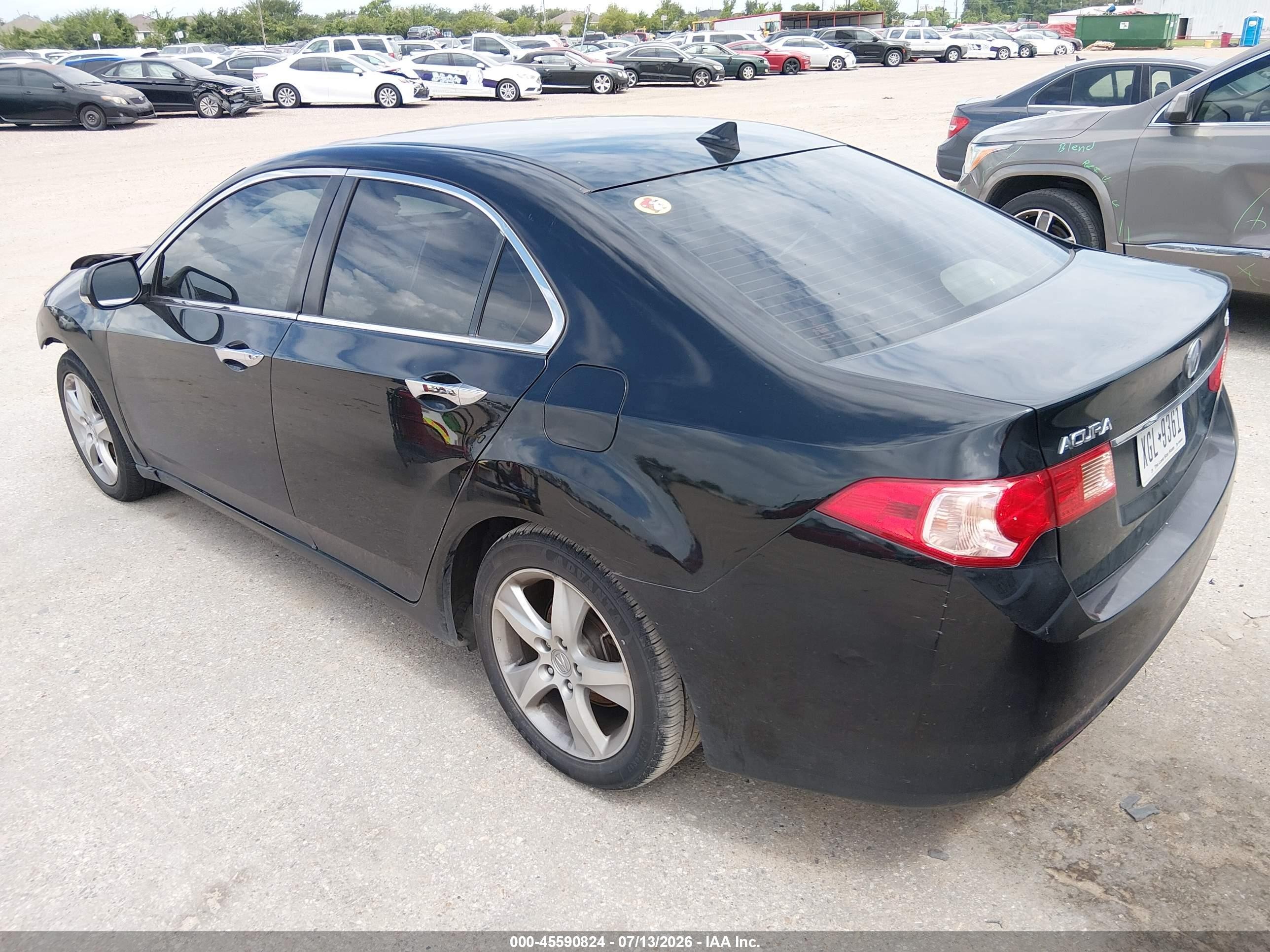 2014 Acura Tsx   Black vin: JH4CU2F42EC004904