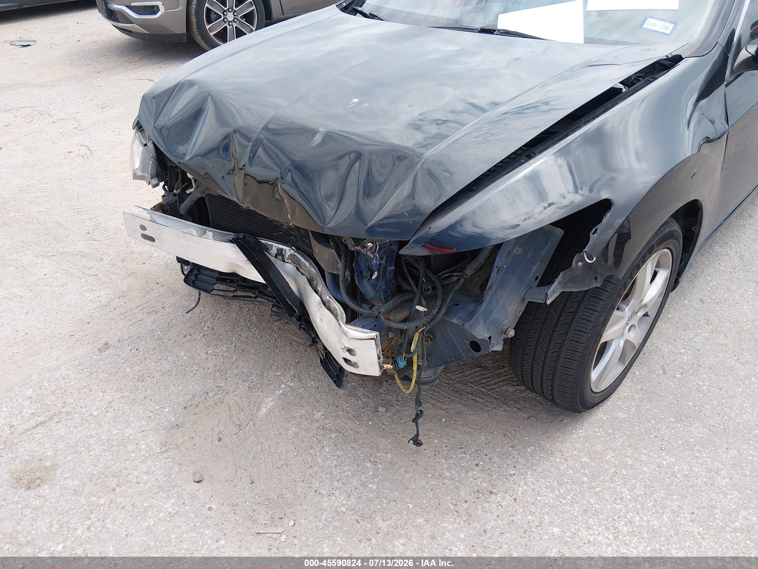 2014 Acura Tsx   Black vin: JH4CU2F42EC004904