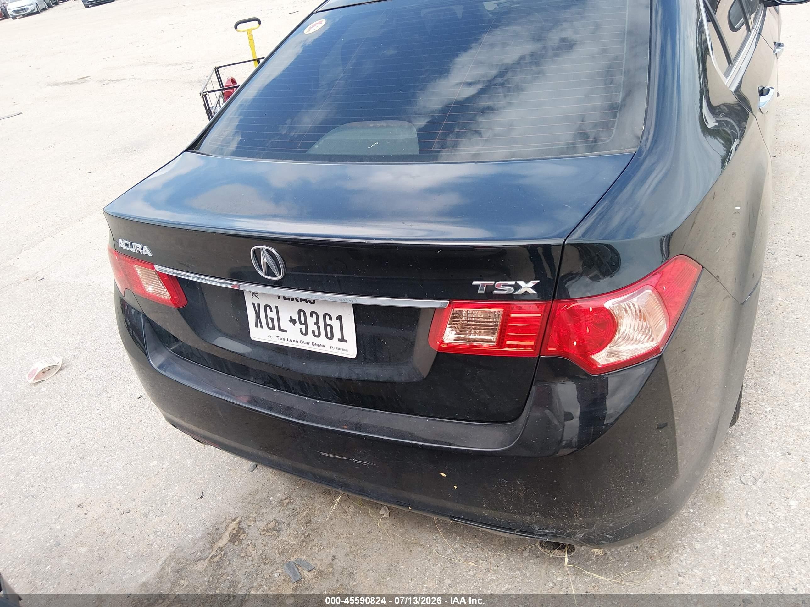 2014 Acura Tsx   Black vin: JH4CU2F42EC004904