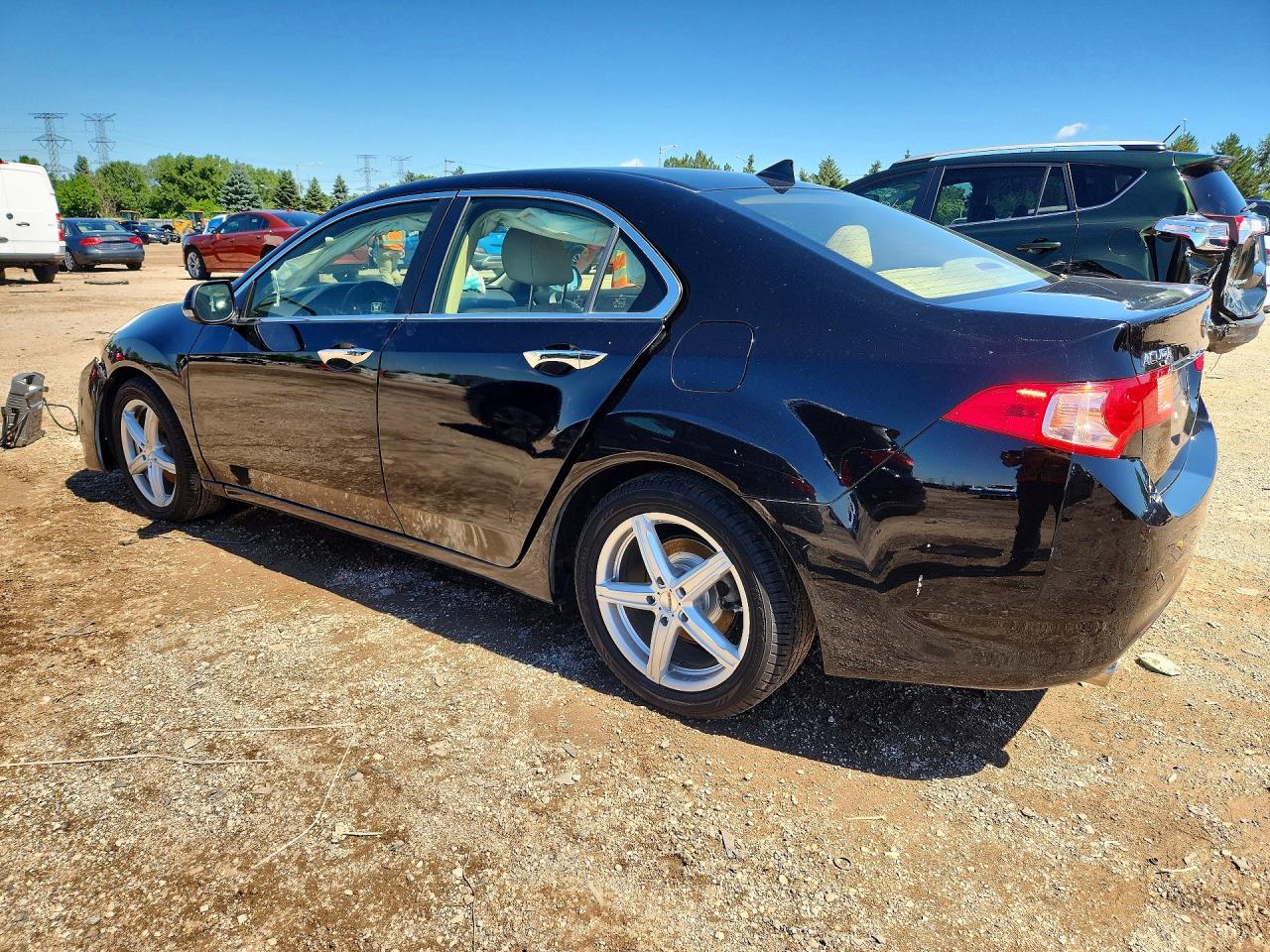 2012 Acura Tsx Black vin: JH4CU2F43CC018775