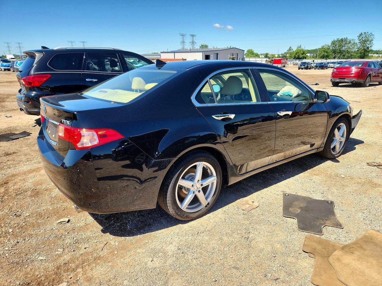 2012 Acura Tsx Black vin: JH4CU2F43CC018775
