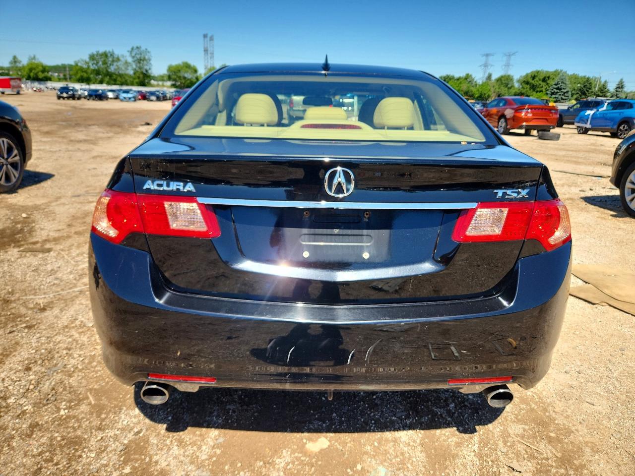 2012 Acura Tsx Black vin: JH4CU2F43CC018775