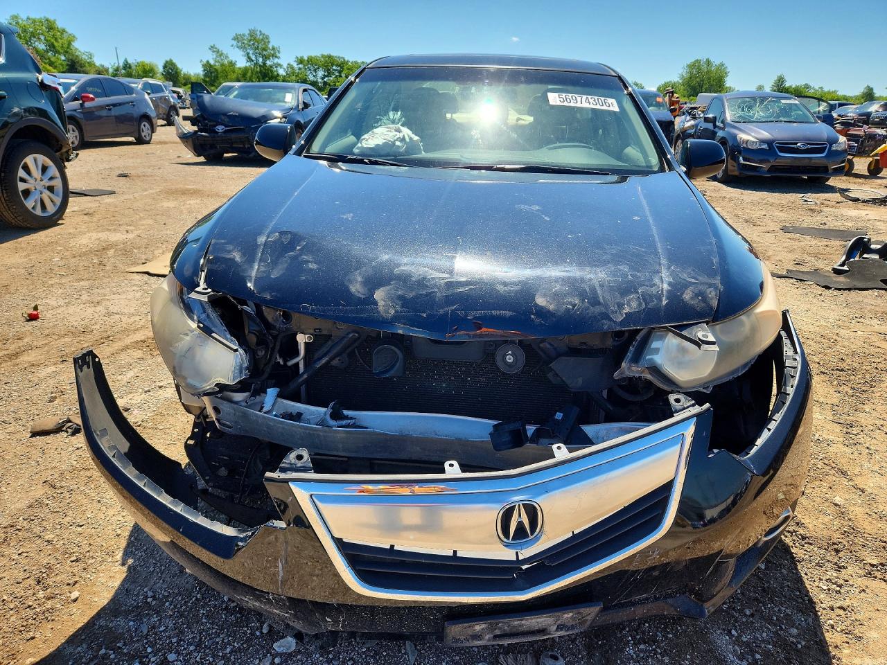 2012 Acura Tsx Black vin: JH4CU2F43CC018775