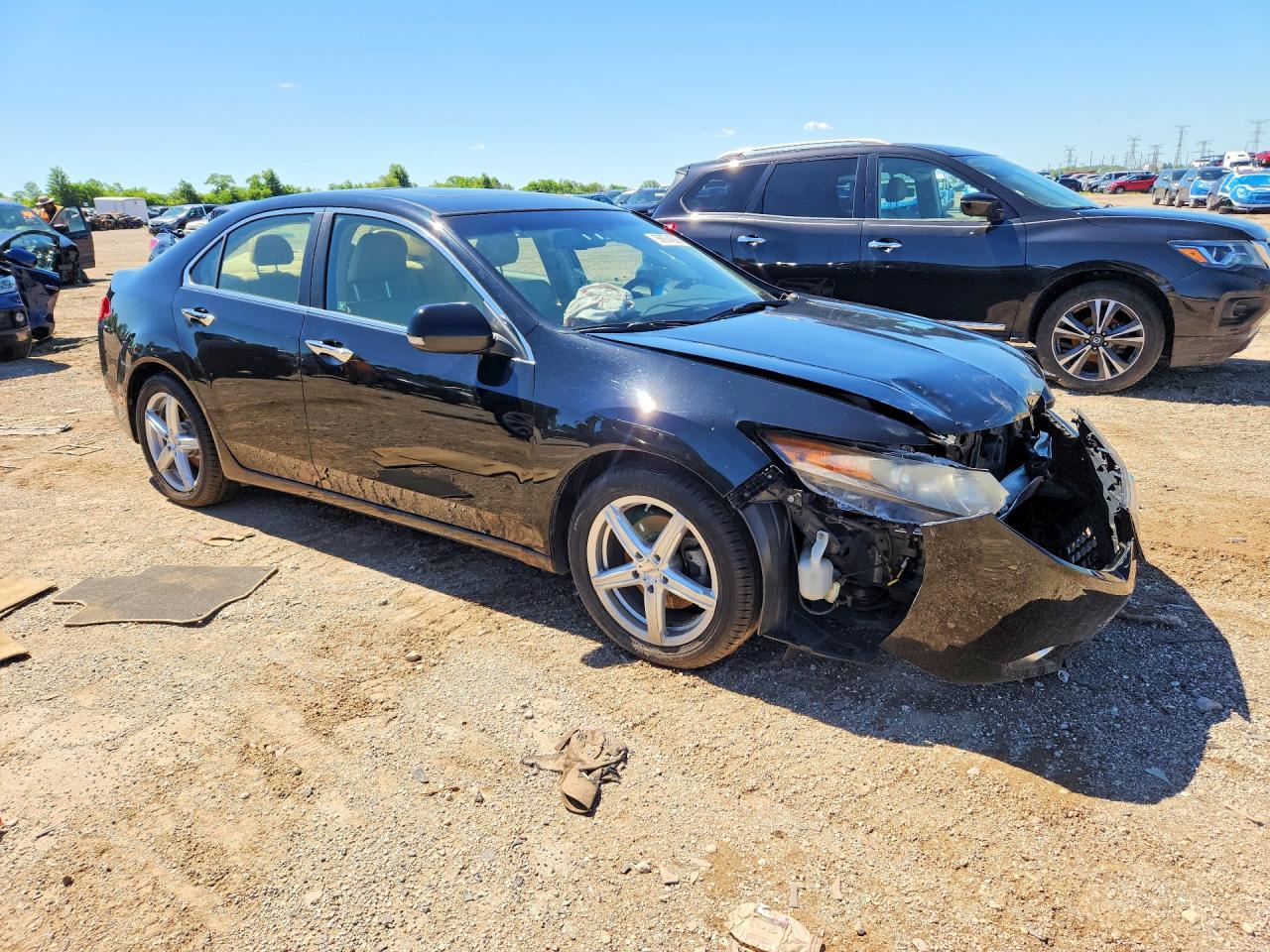 2012 Acura Tsx Black vin: JH4CU2F43CC018775