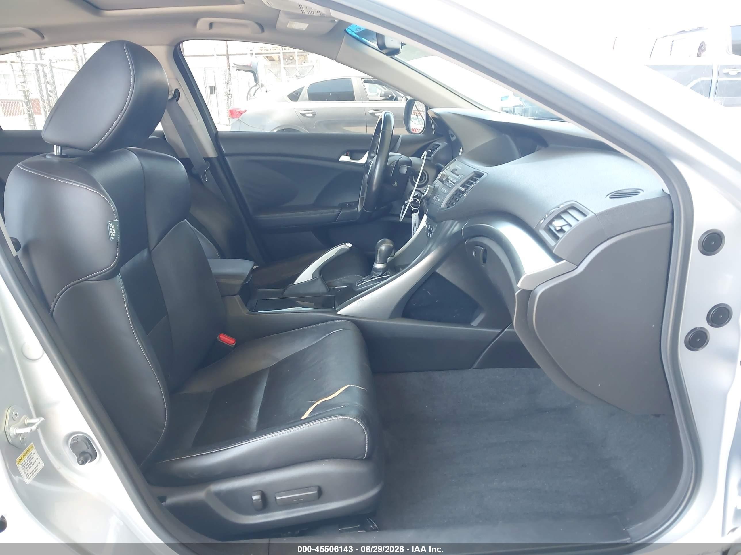 2012 Acura Tsx 2.4 Silver vin: JH4CU2F43CC030523
