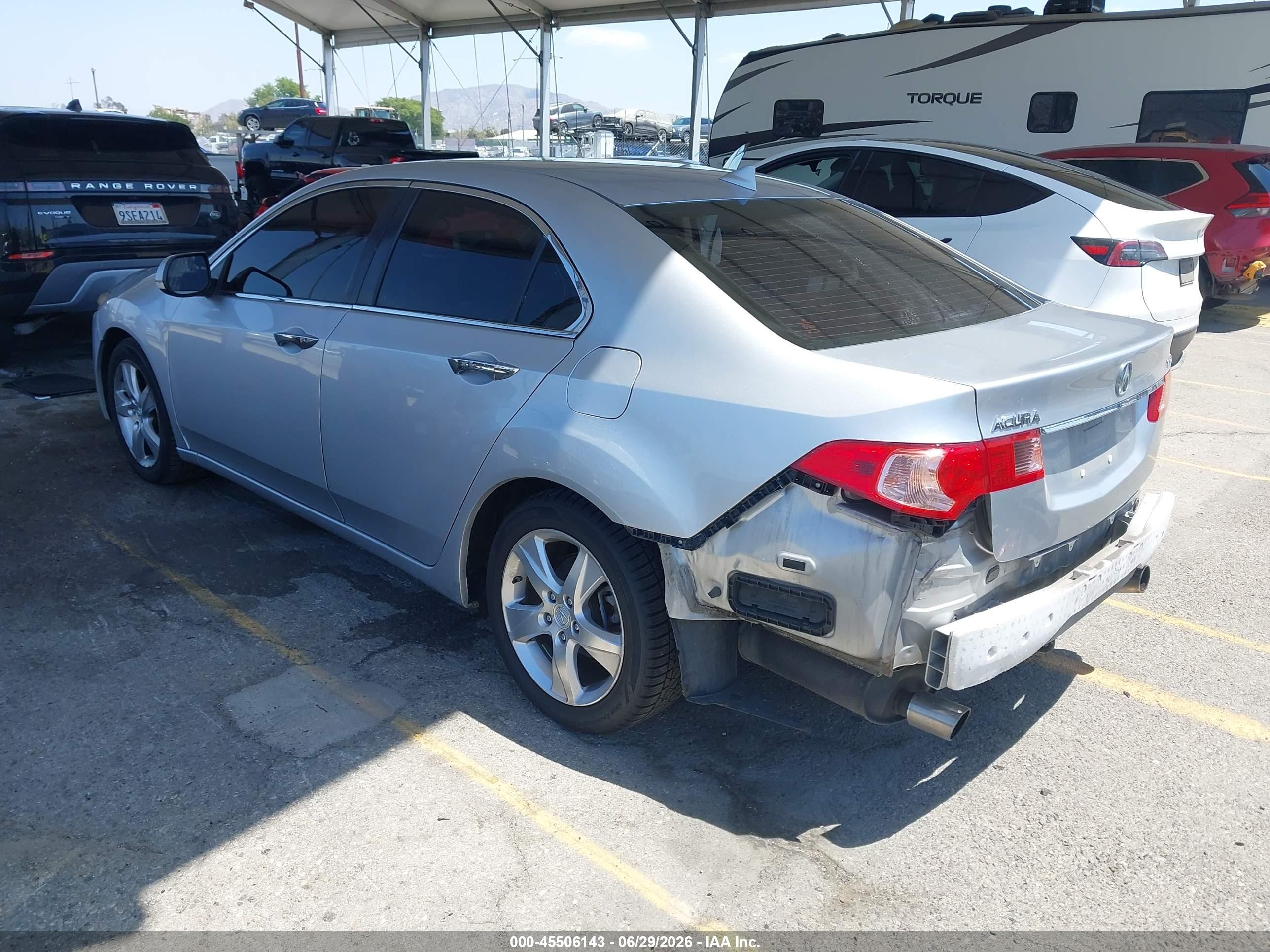 2012 Acura Tsx 2.4 Silver vin: JH4CU2F43CC030523