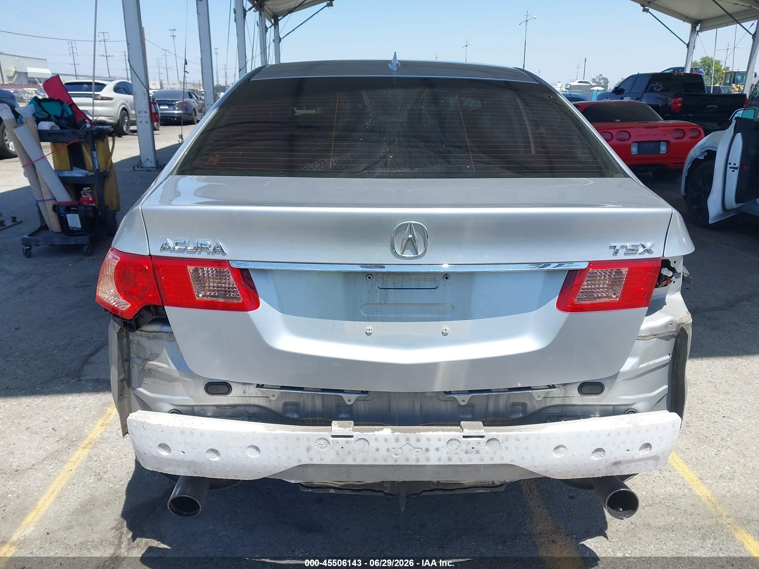 2012 Acura Tsx 2.4 Silver vin: JH4CU2F43CC030523