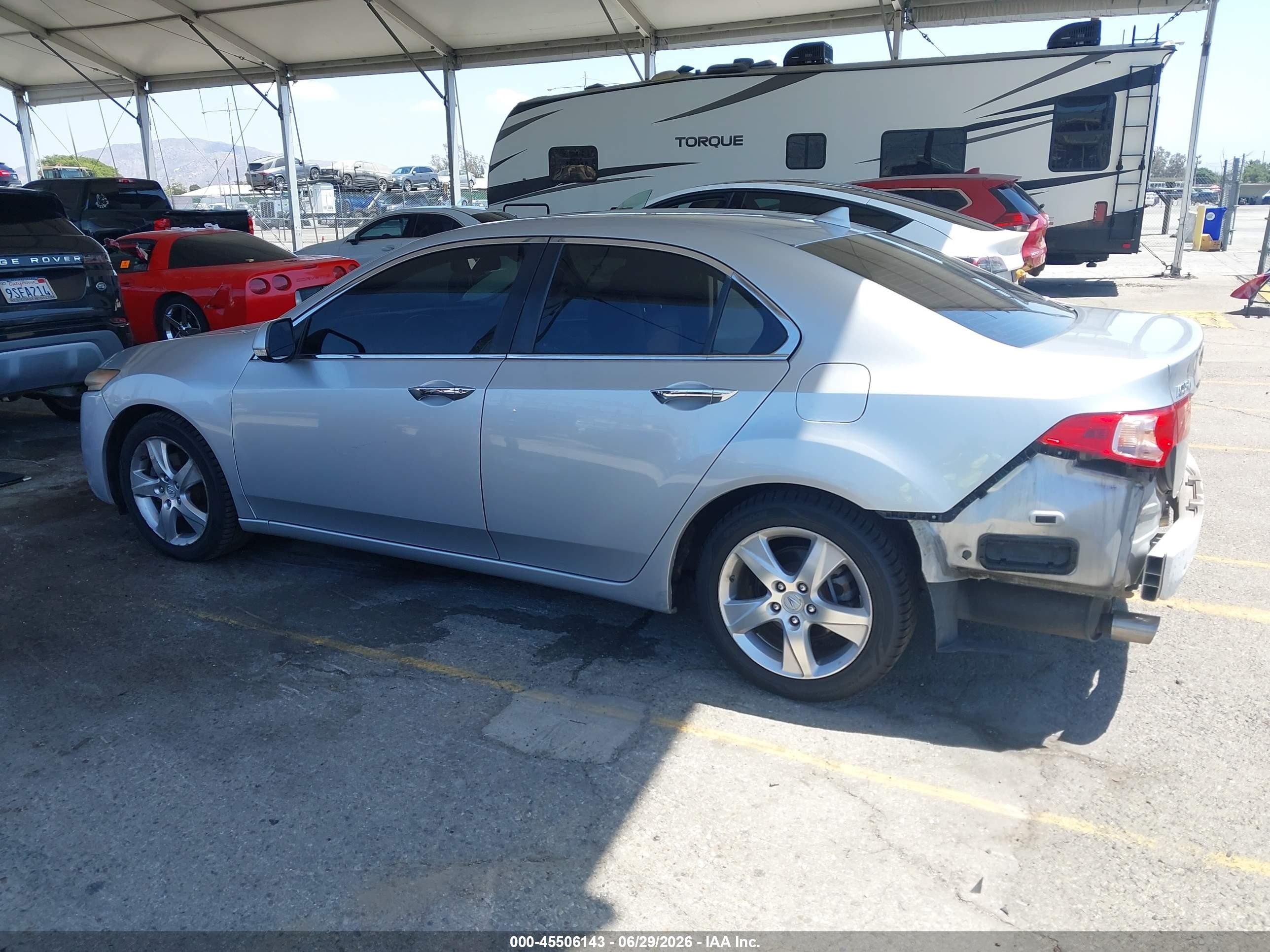 2012 Acura Tsx 2.4 Silver vin: JH4CU2F43CC030523