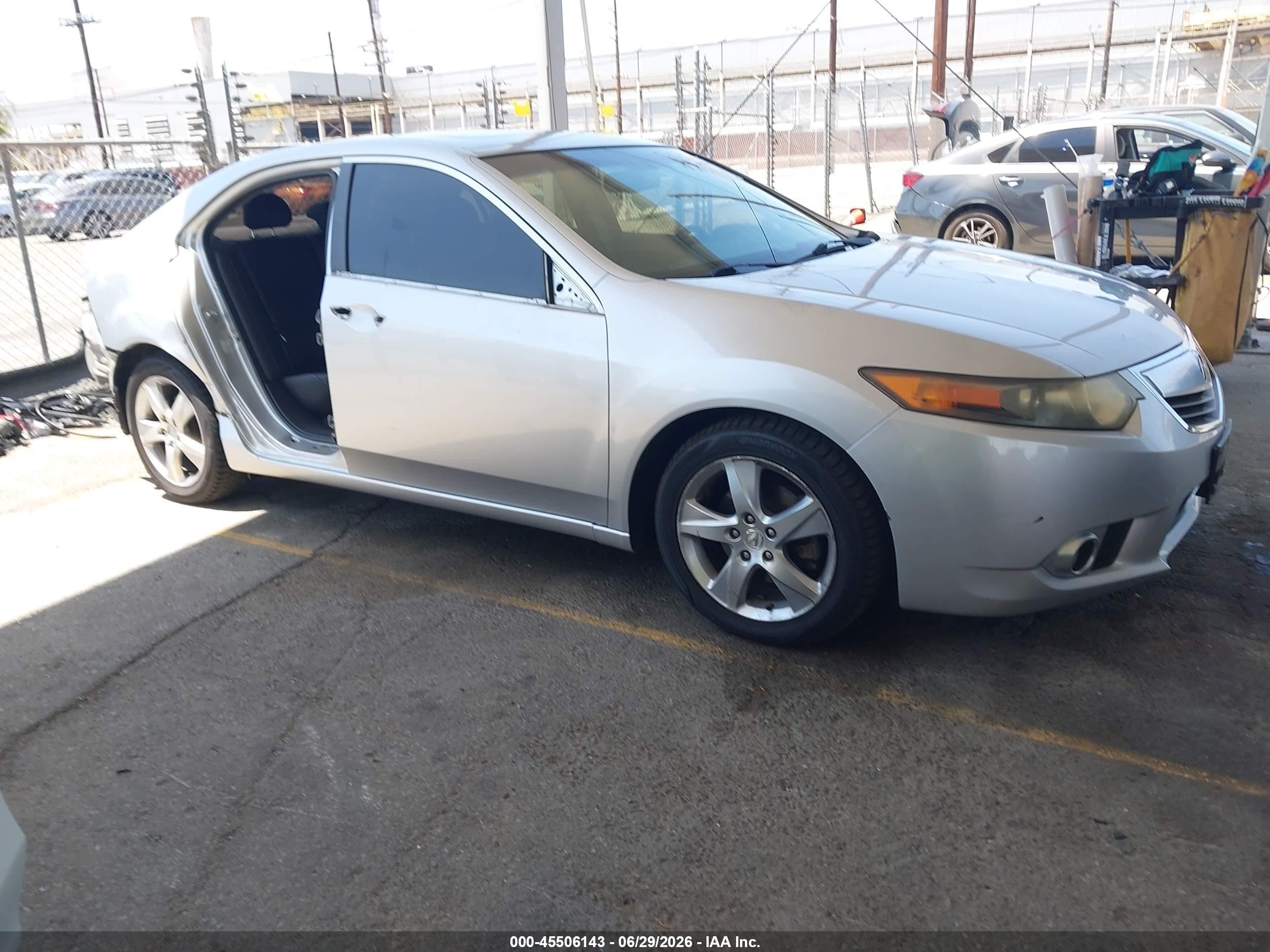 2012 Acura Tsx 2.4 Silver vin: JH4CU2F43CC030523