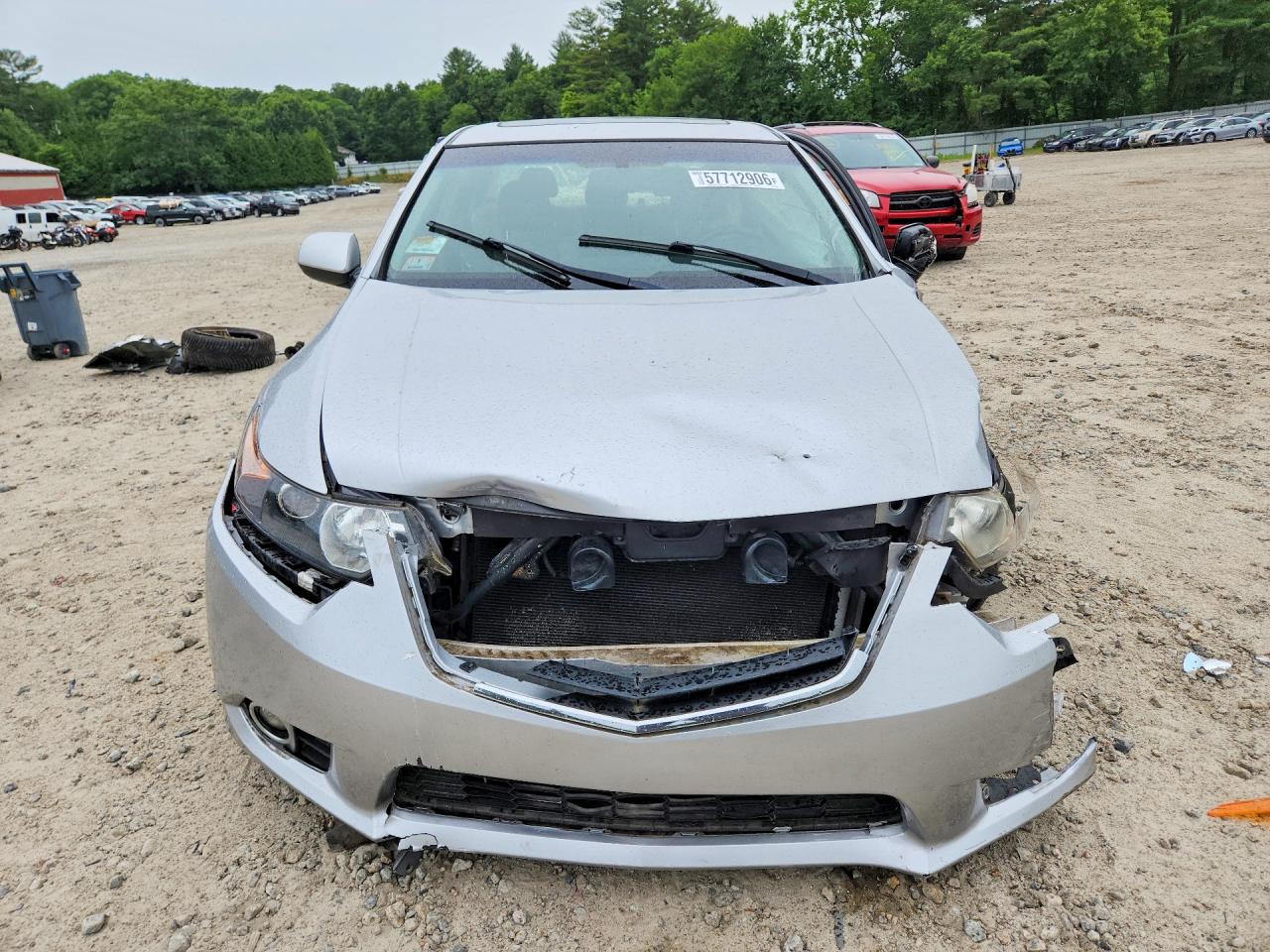 2013 Acura Tsx Silver vin: JH4CU2F43DC012217