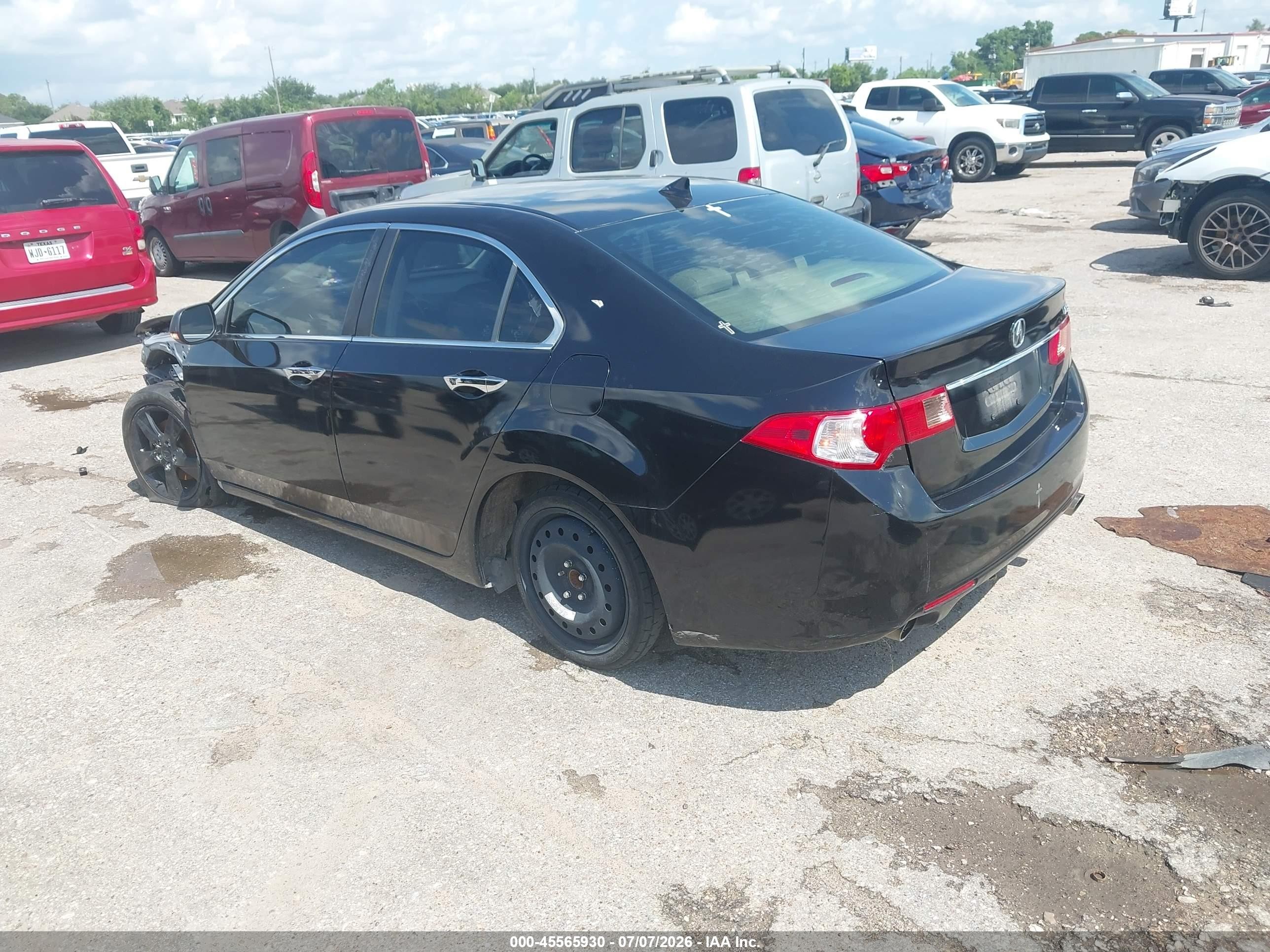 2014 Acura Tsx 2.4 Black vin: JH4CU2F43EC001302